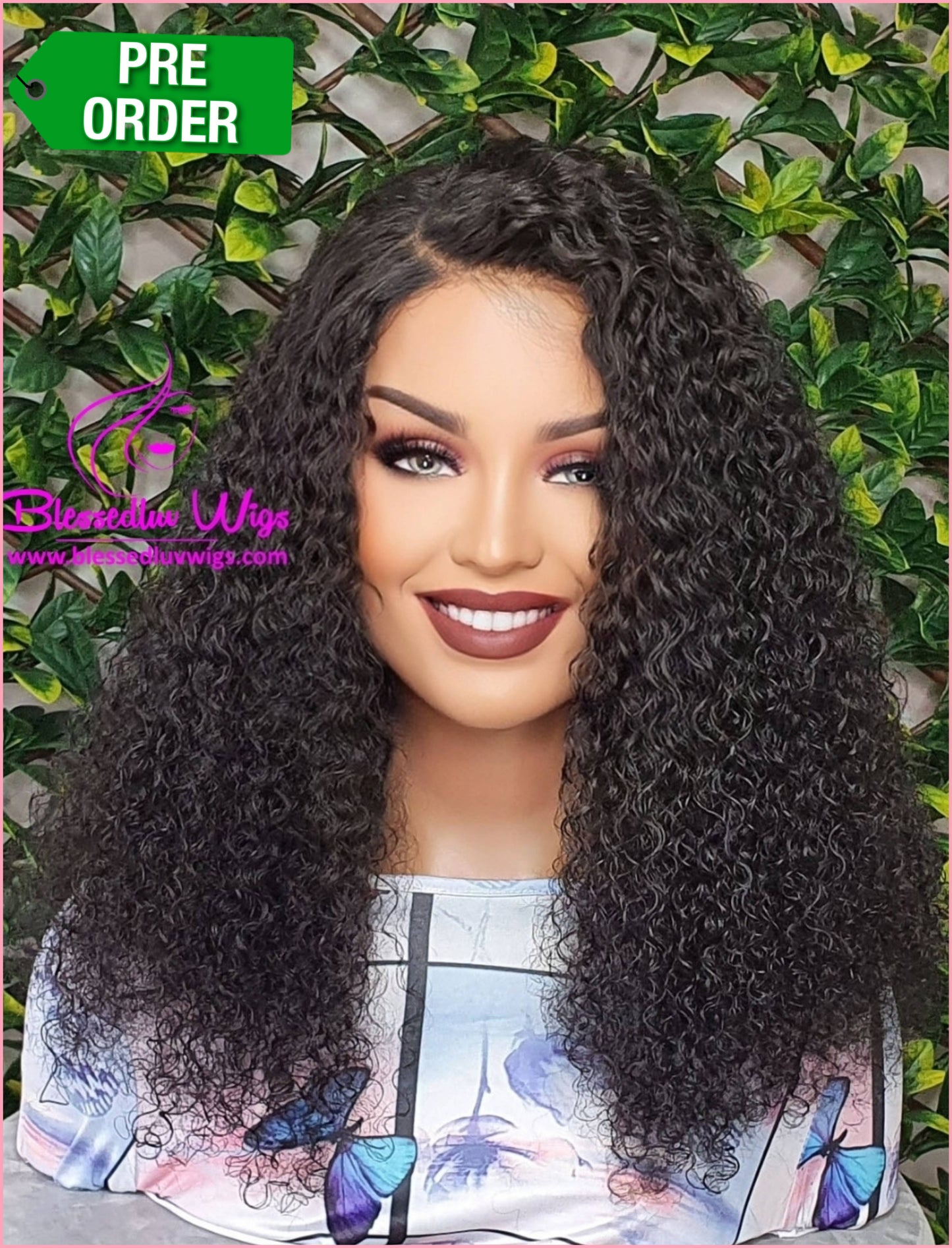 Peyton - Tight Curls Lace Closure Wig- Small Cap Sale-Wig-Blessedluv.com-Brazilianweave.com