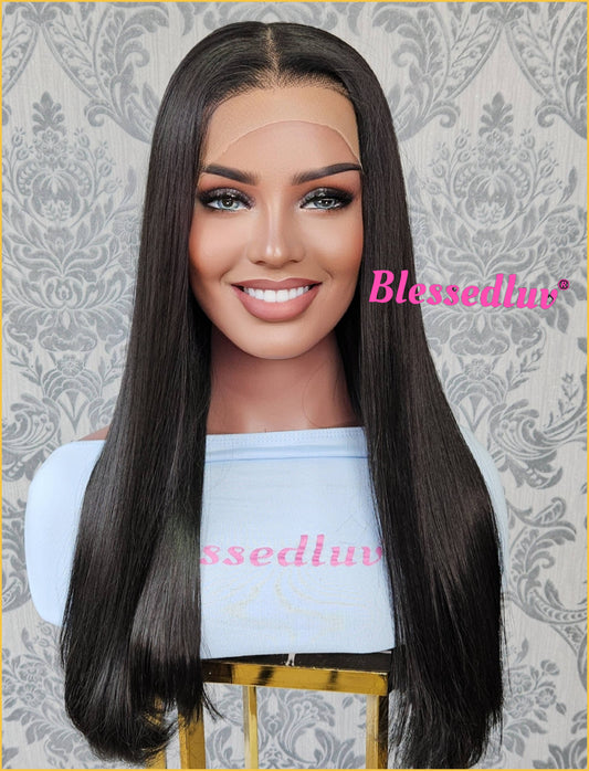 Brielle – 13x6 Premium Human Hair Blend Wig-Wig-Blessedluv.com-Brazilianweave.com