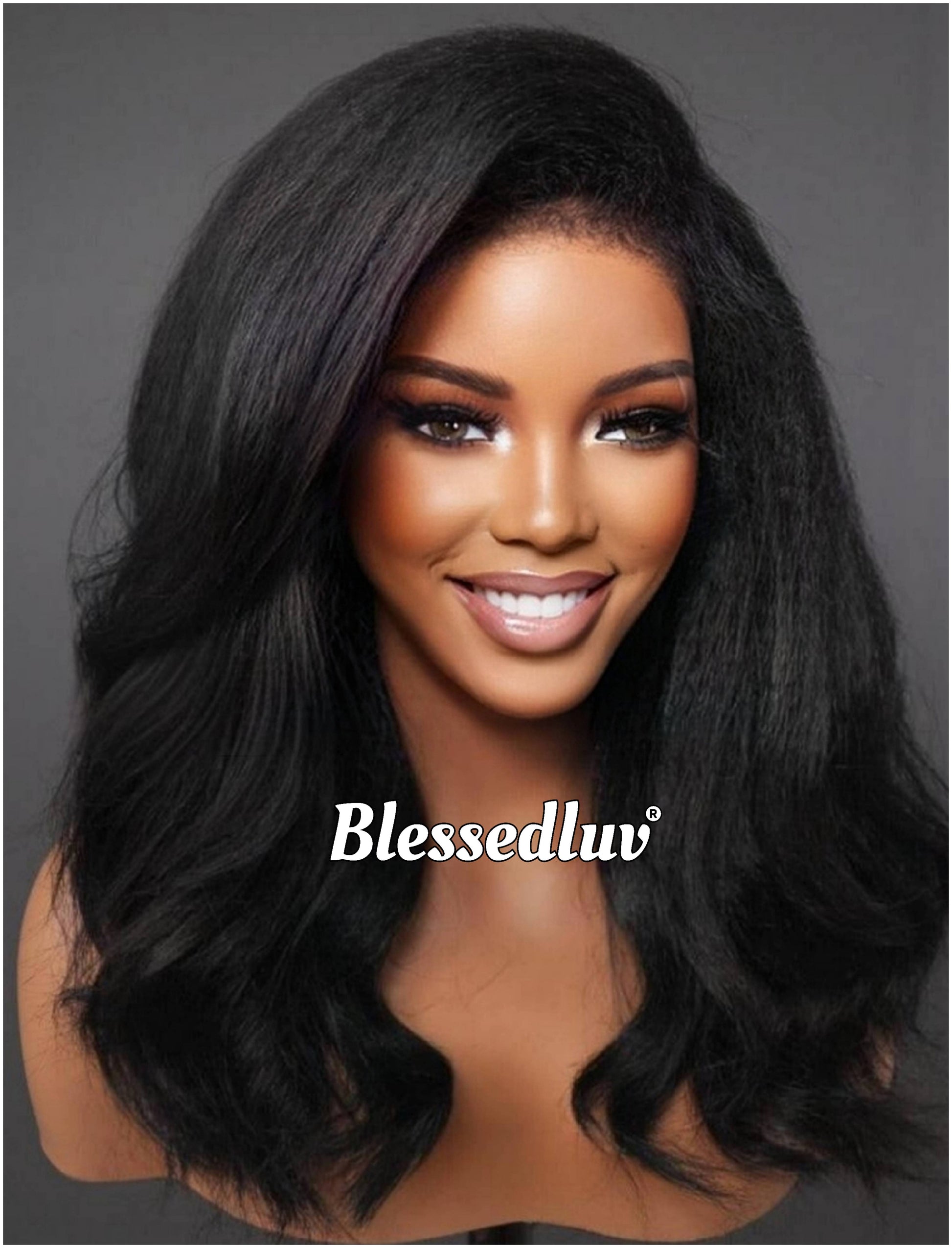 Abiola - 4c Texture Ventilated Kinky Wig-Blessedluv.com-Brazilianweave.com