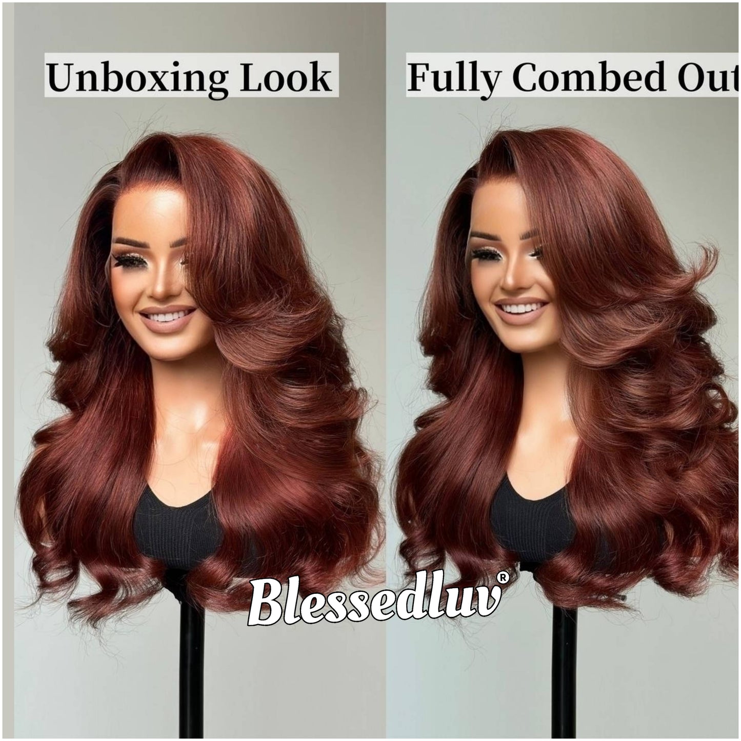 Kiara – Glueless Layered HD 13x4 Closure Lace Wig in Cherry, Ready to Wear-Blessedluv.com-Brazilianweave.com