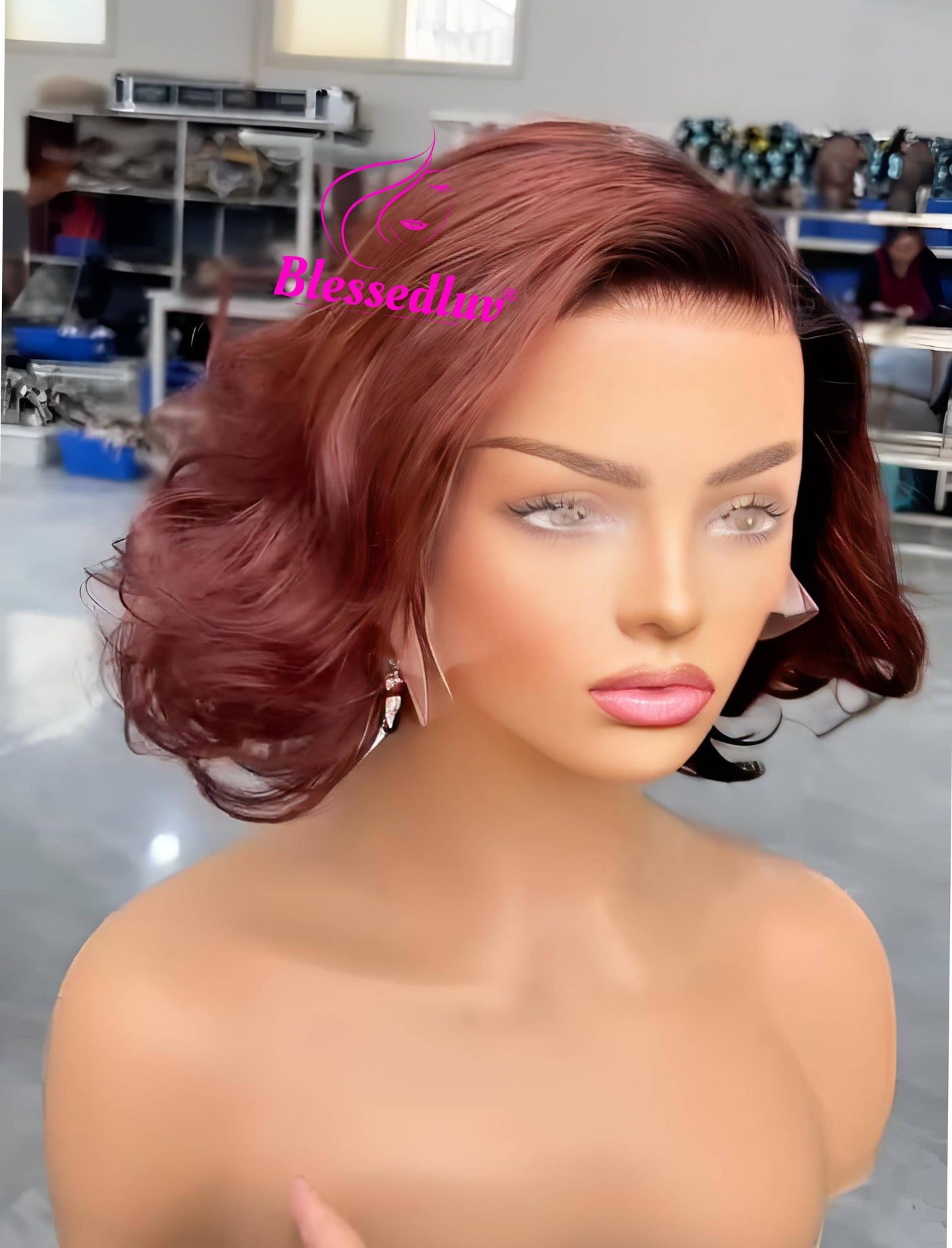 Roxy - HD Lace Frontal Blow Out Wave-Wig-Blessedluv.com-Brazilianweave.com