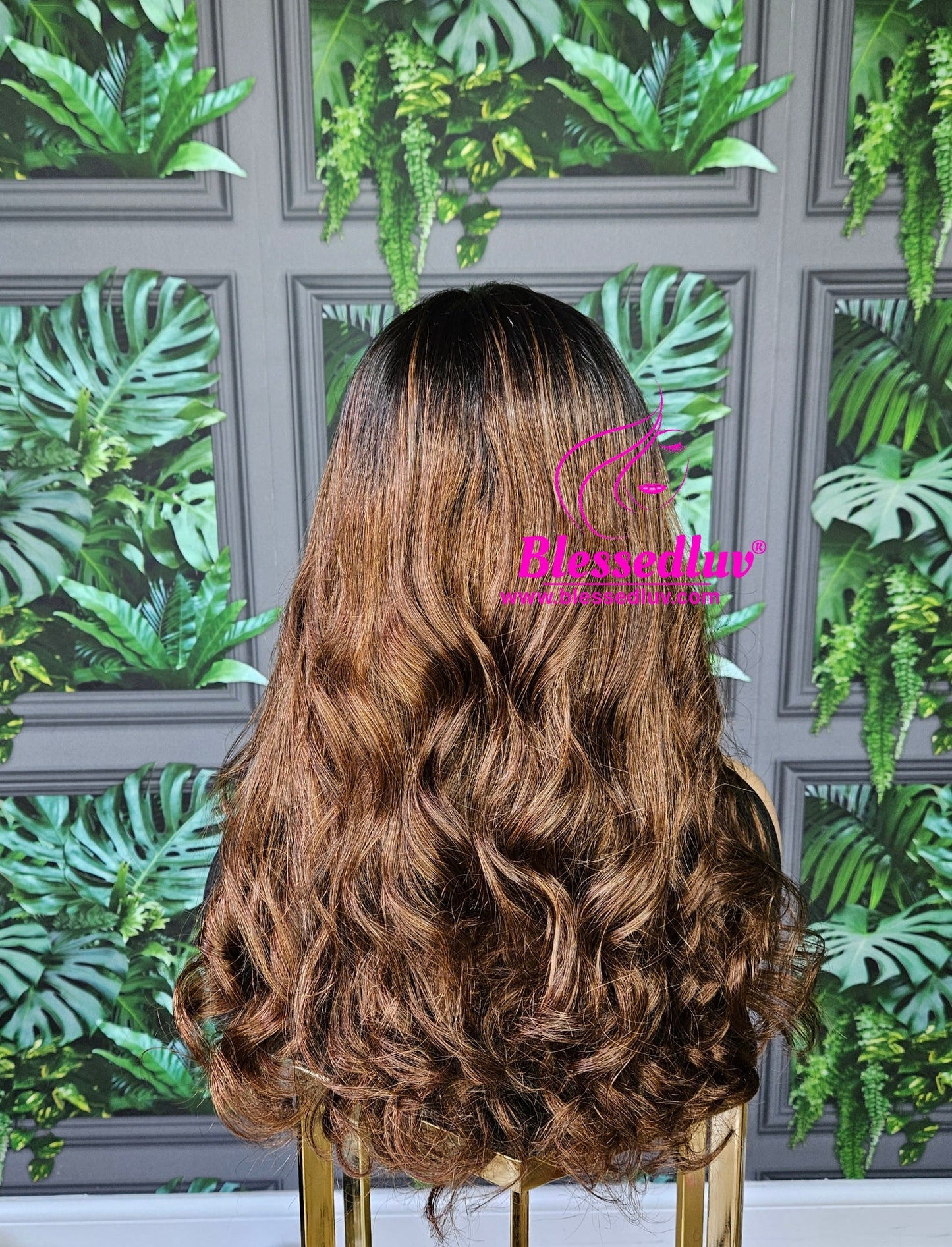 Lily - Ombré Bangs Closure Wig-Wigs-www.blessedluv.com-Brazilianweave.com