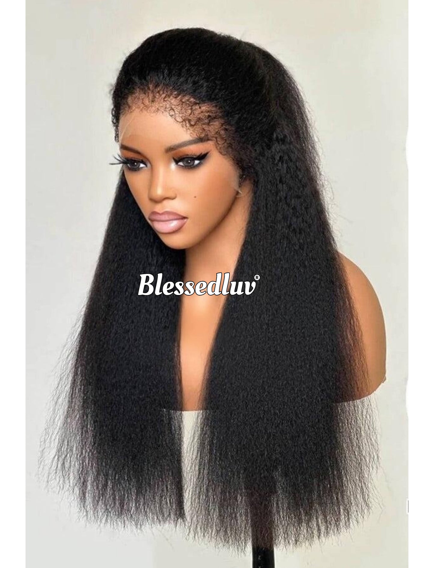 Layla - 3C Texture Ventilated Kinky Wig-Blessedluv.com-Brazilianweave.com