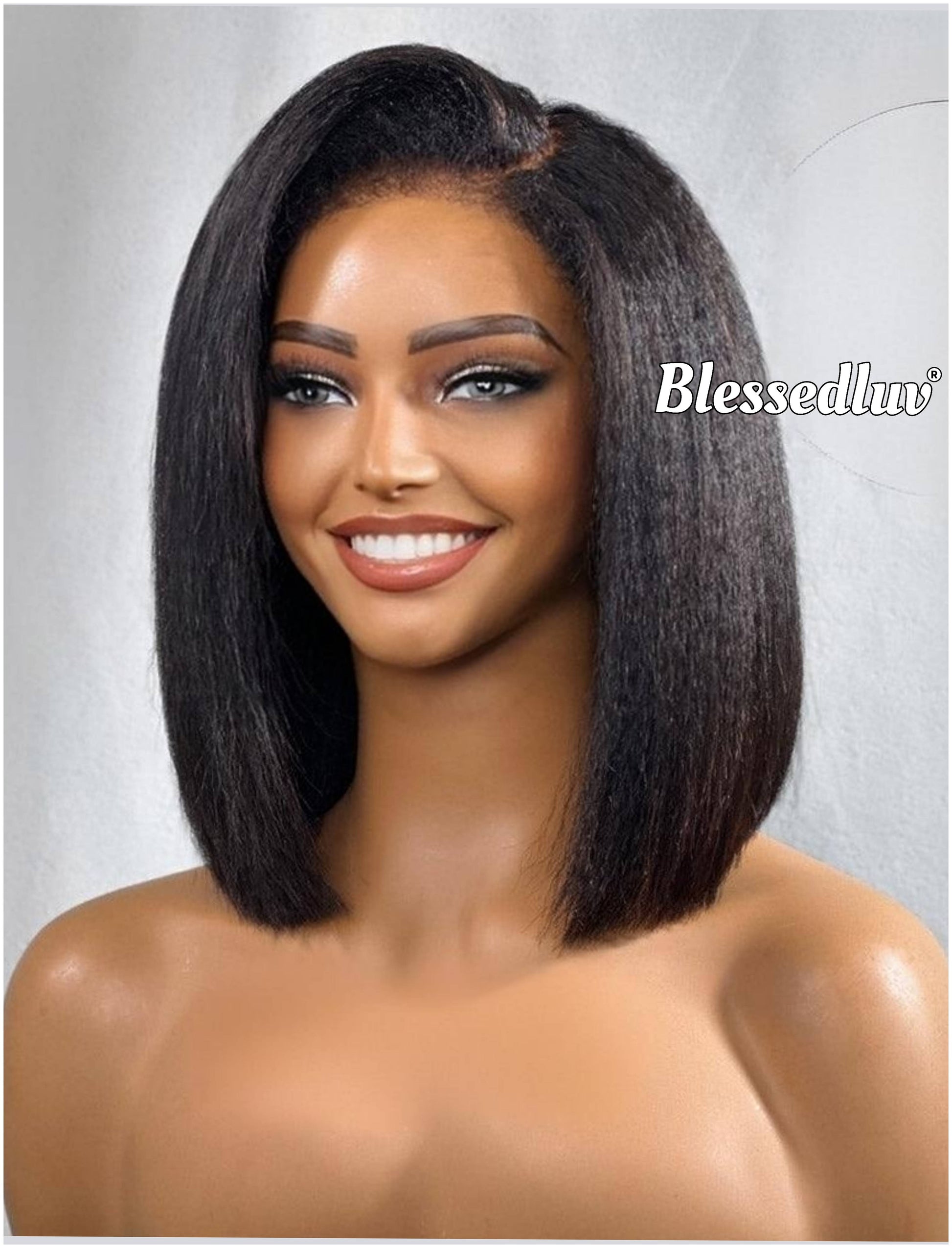 Maryam - 4C Texture Ventilated Bob Wig-Blessedluv.com-Brazilianweave.com