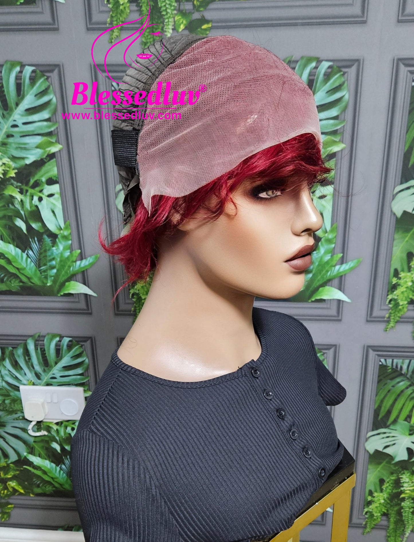 Priya - Pixie Glueless Blonde Ombré Lace Frontal Wig - Affordable Collection-Wigs-www.blessedluv.com-Brazilianweave.com