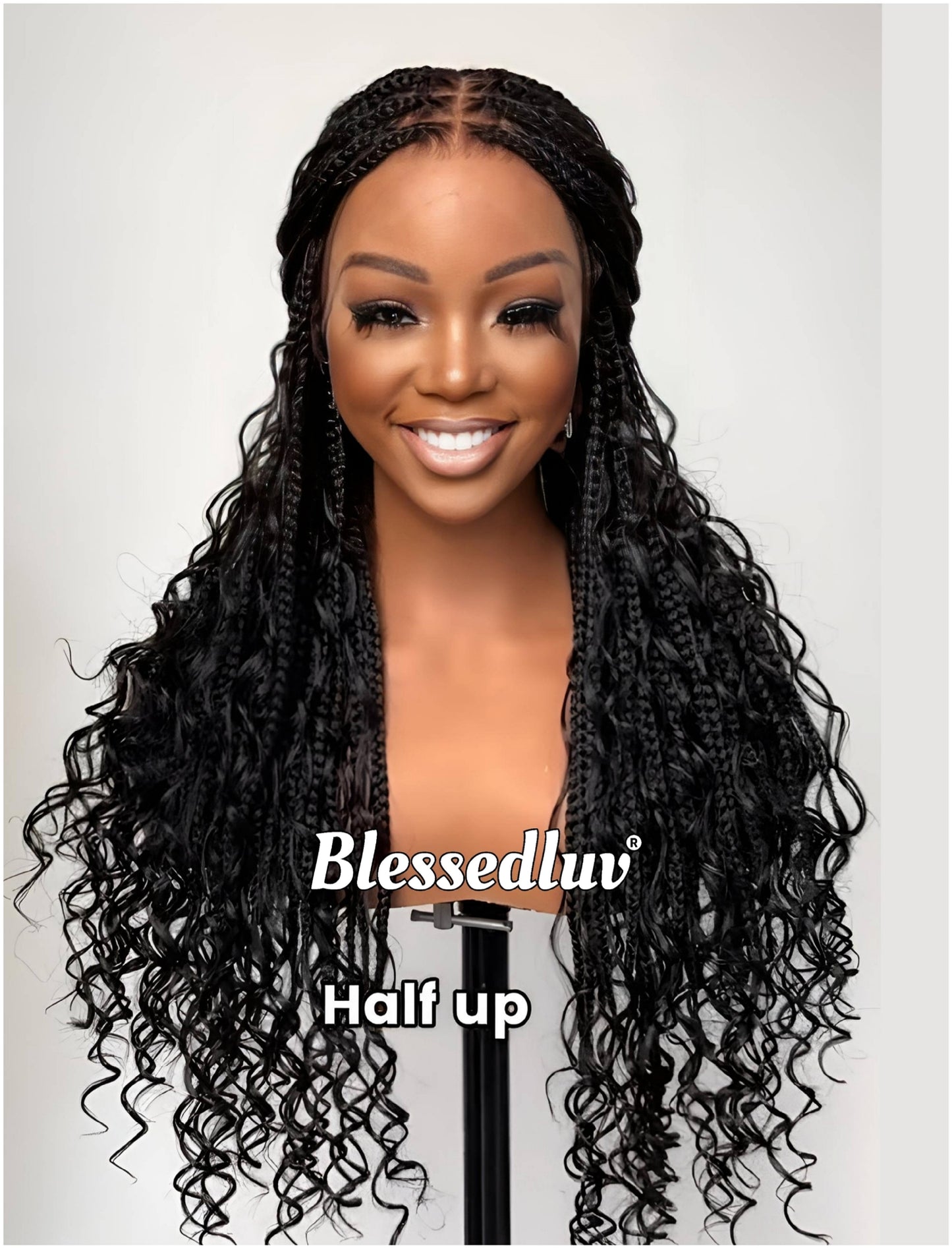 Fola- Boho Knotless Braids Full Lace HD Wig – Adjustable Drawstring Fit-Wig-Blessedluv.com-Brazilianweave.com