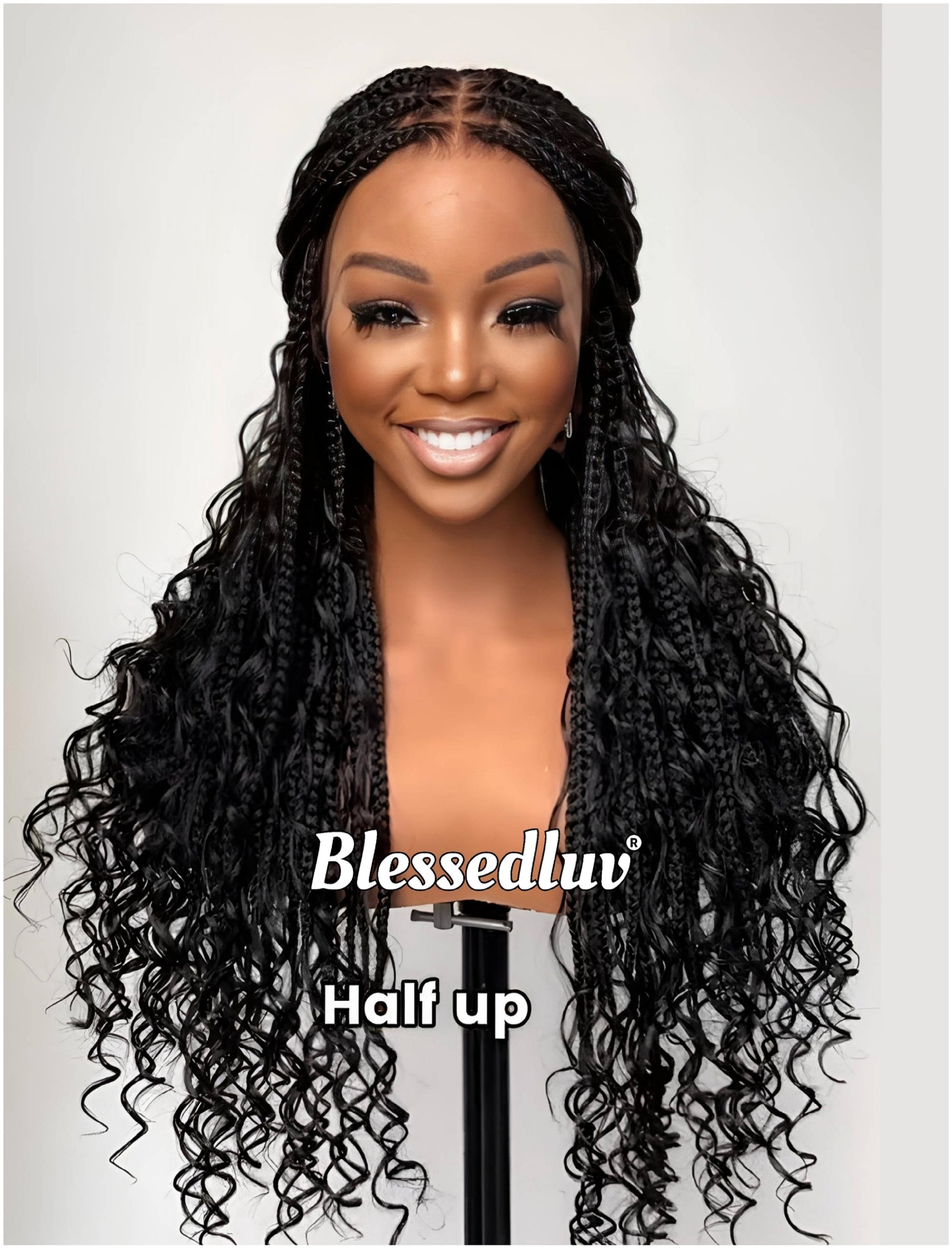 Fola- Boho Knotless Braids Full Lace HD Wig – Adjustable Drawstring Fit-Wig-Blessedluv.com-Brazilianweave.com