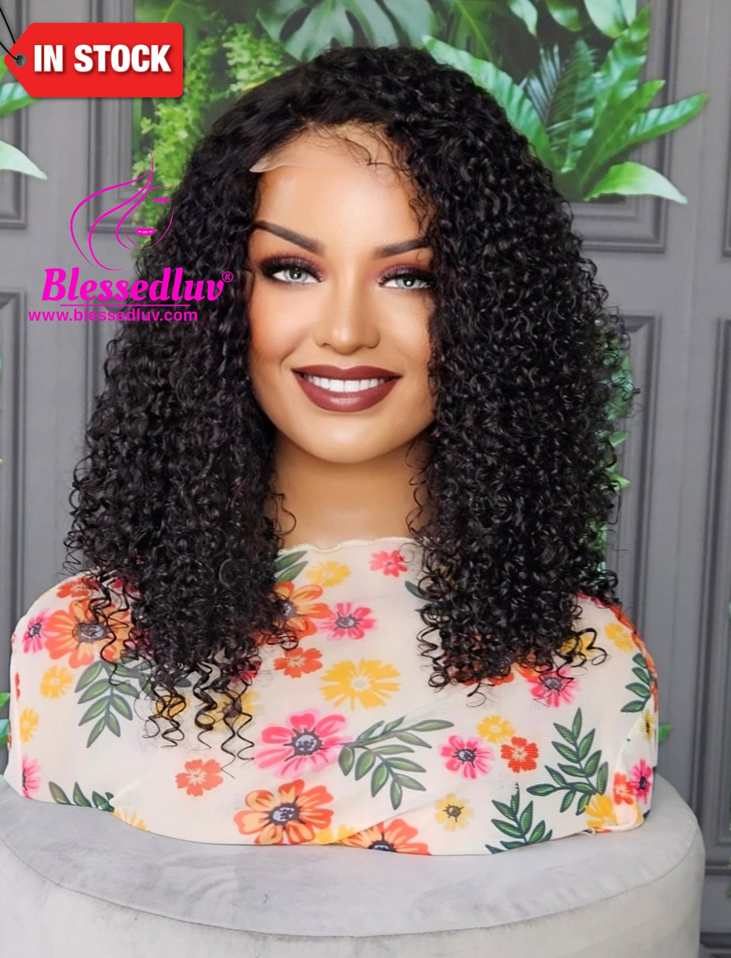 Monaco - Luxury Curly Lace Closure Wig-WIG-www.blessedluv.com-Brazilianweave.com