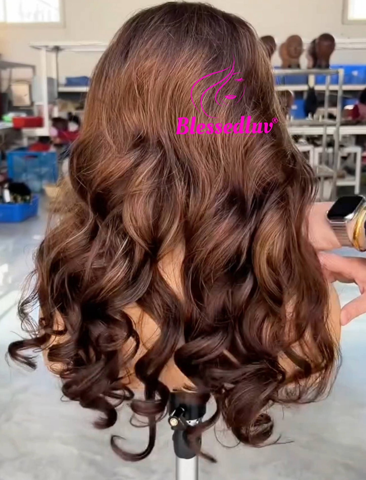 Michelle - Lagos Hairline Ombré Highlights Wig-Wig-Blessedluv.com-Brazilianweave.com