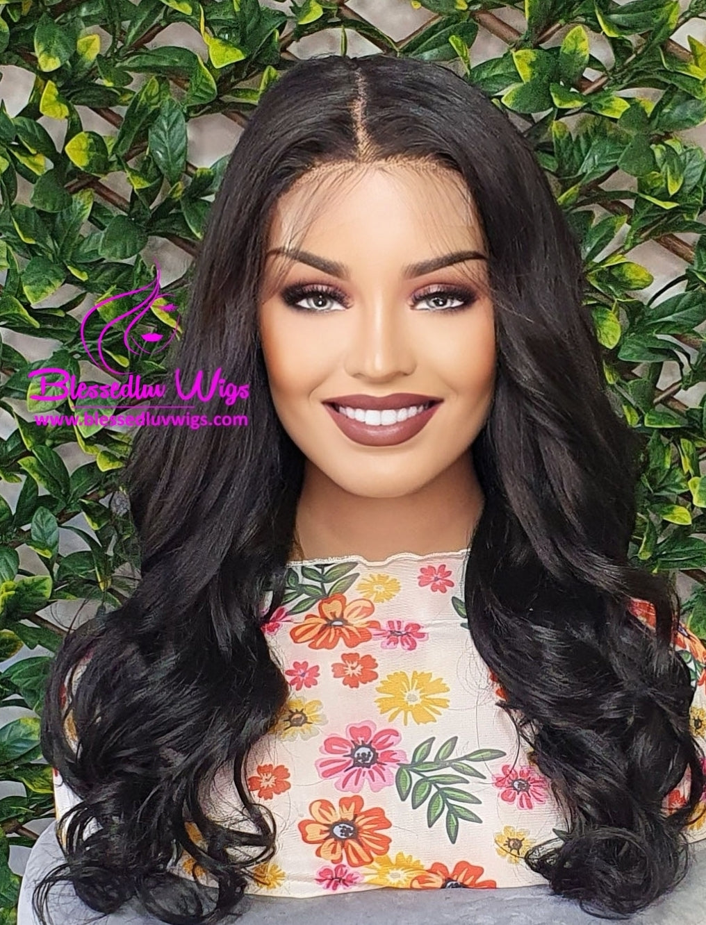 Eloise - Colour #1 & 1b Brazilian Lace Closure Wig SALE-Wig-Blessedluv.com-Brazilianweave.com