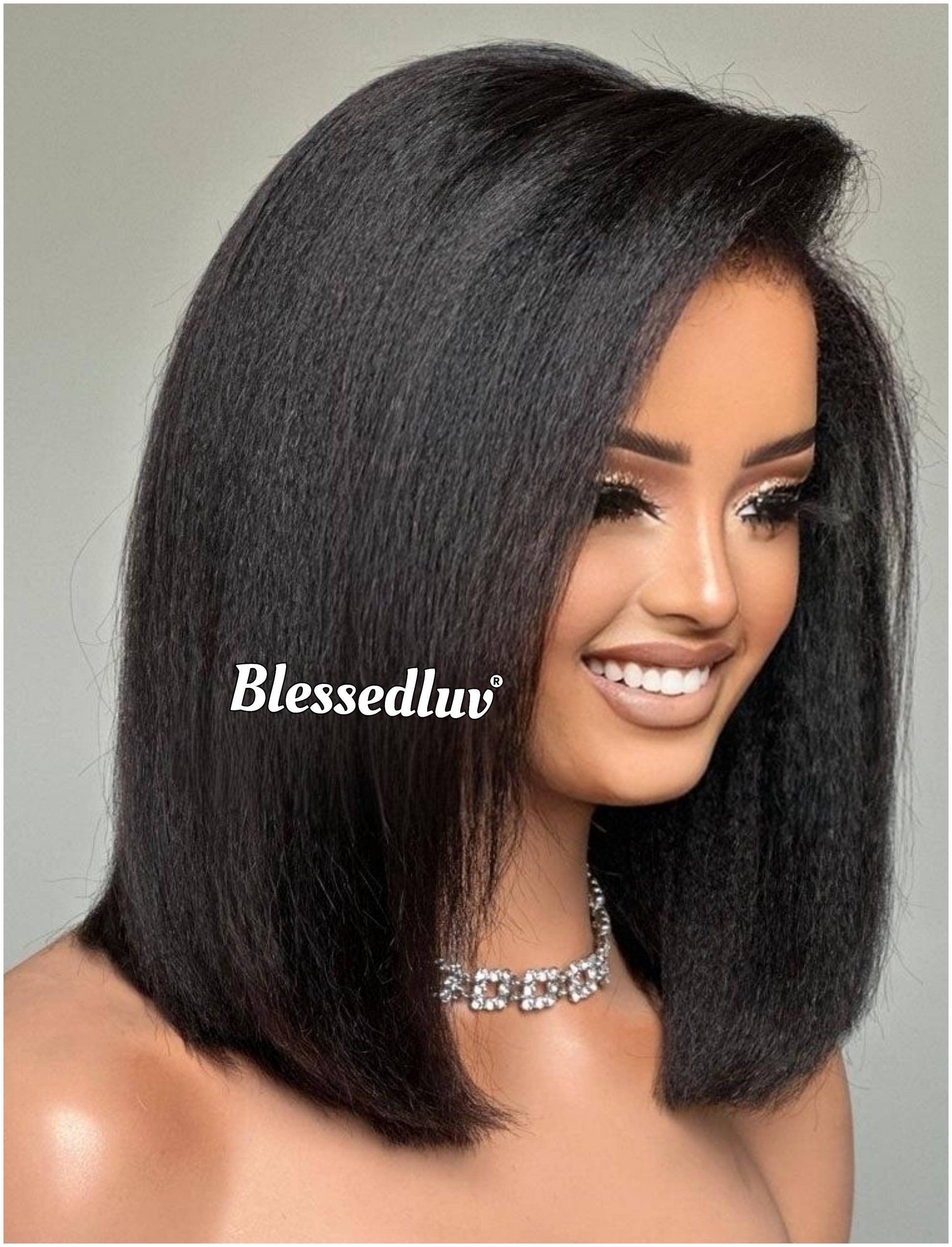 Maryam - 4C Texture Ventilated Bob Wig-Blessedluv.com-Brazilianweave.com