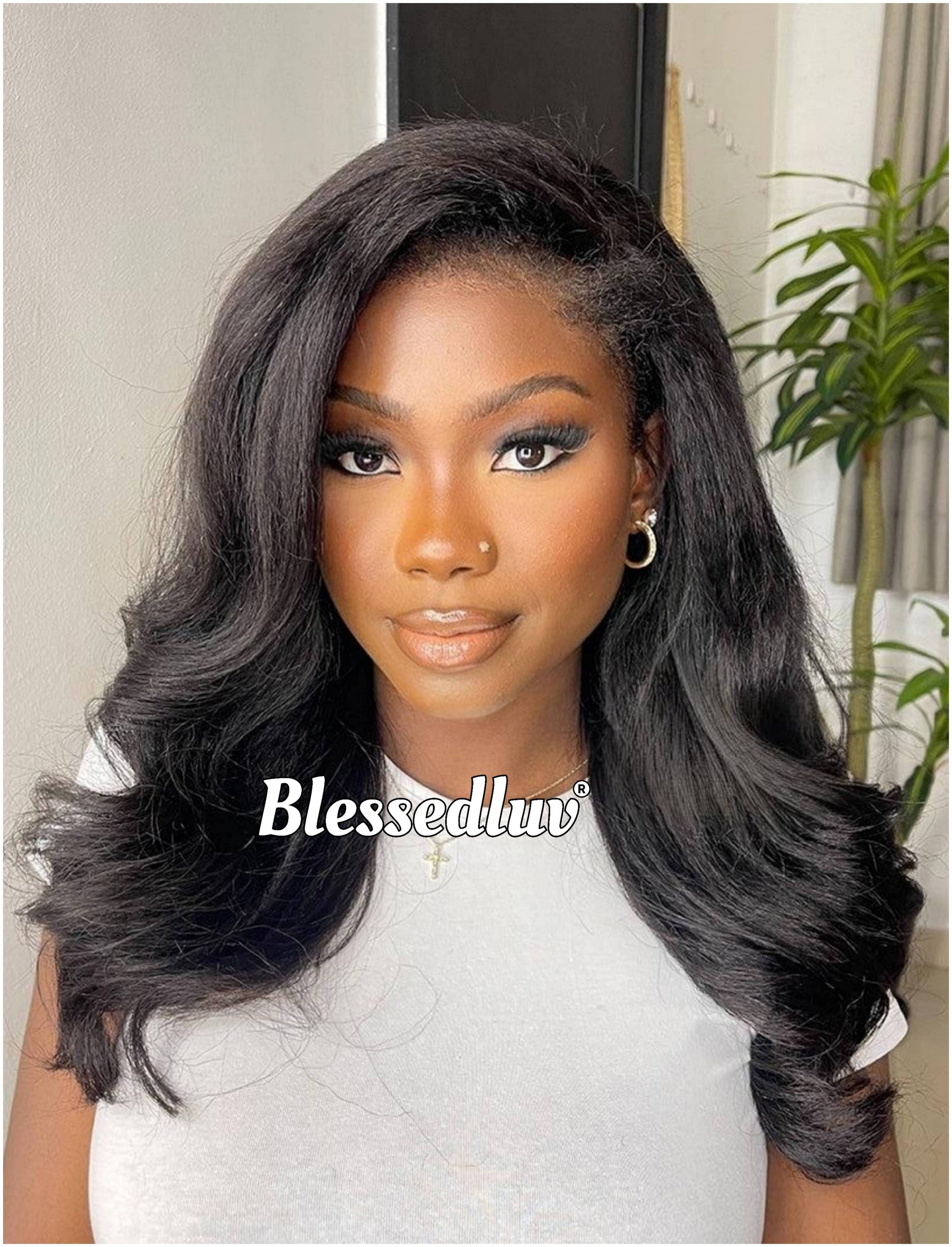 Abiola - 4c Texture Ventilated Kinky Wig-Blessedluv.com-Brazilianweave.com