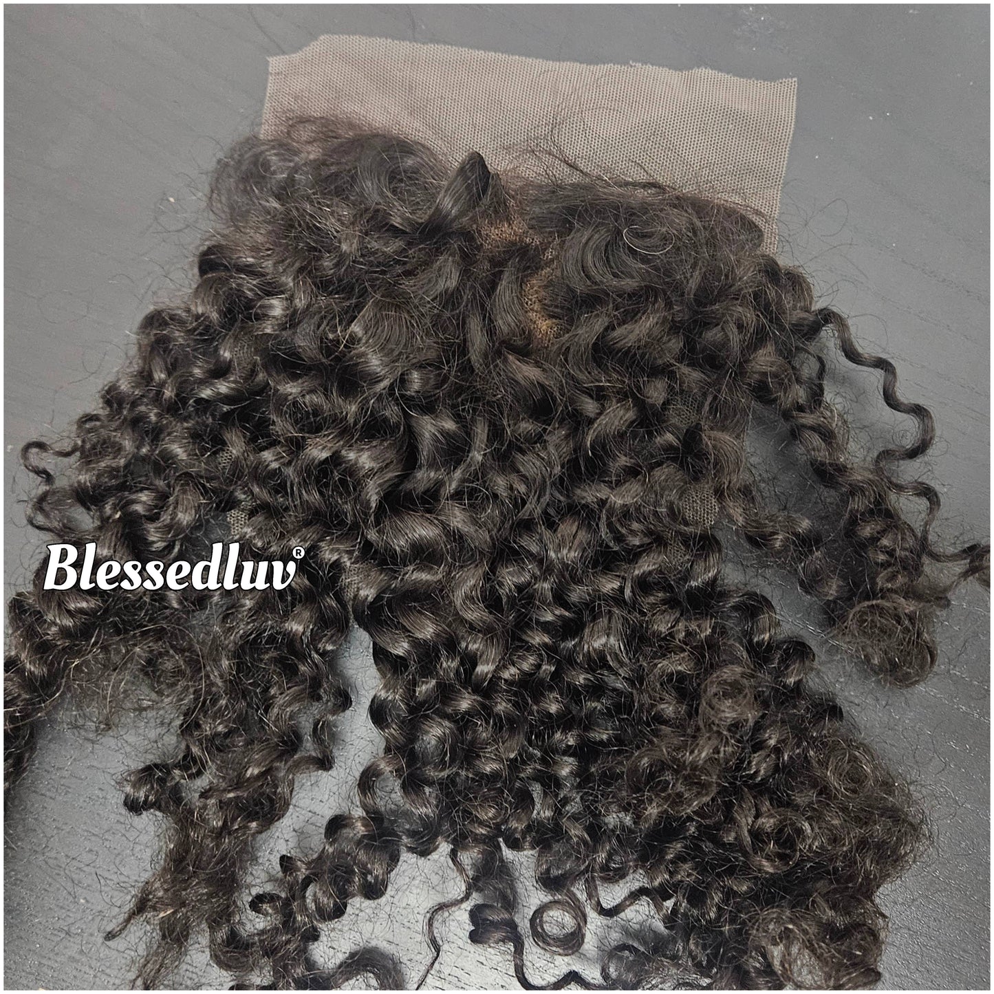 Curly 4x4 Lace Closure - Swiss Lace-Wigs-Blessedluv.com-Brazilianweave.com