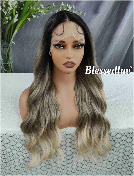 Lacey – Premium Human Hair Blend Wig-Wig-Blessedluv.com-Brazilianweave.com