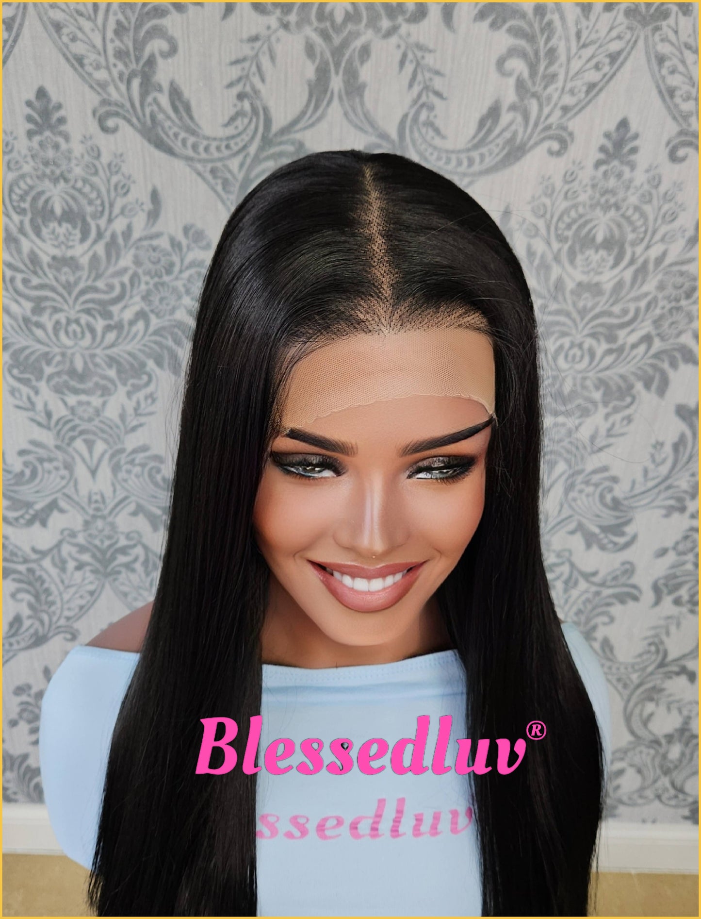 Brielle – 13x6 Premium Human Hair Blend Wig-Wig-Blessedluv.com-Brazilianweave.com
