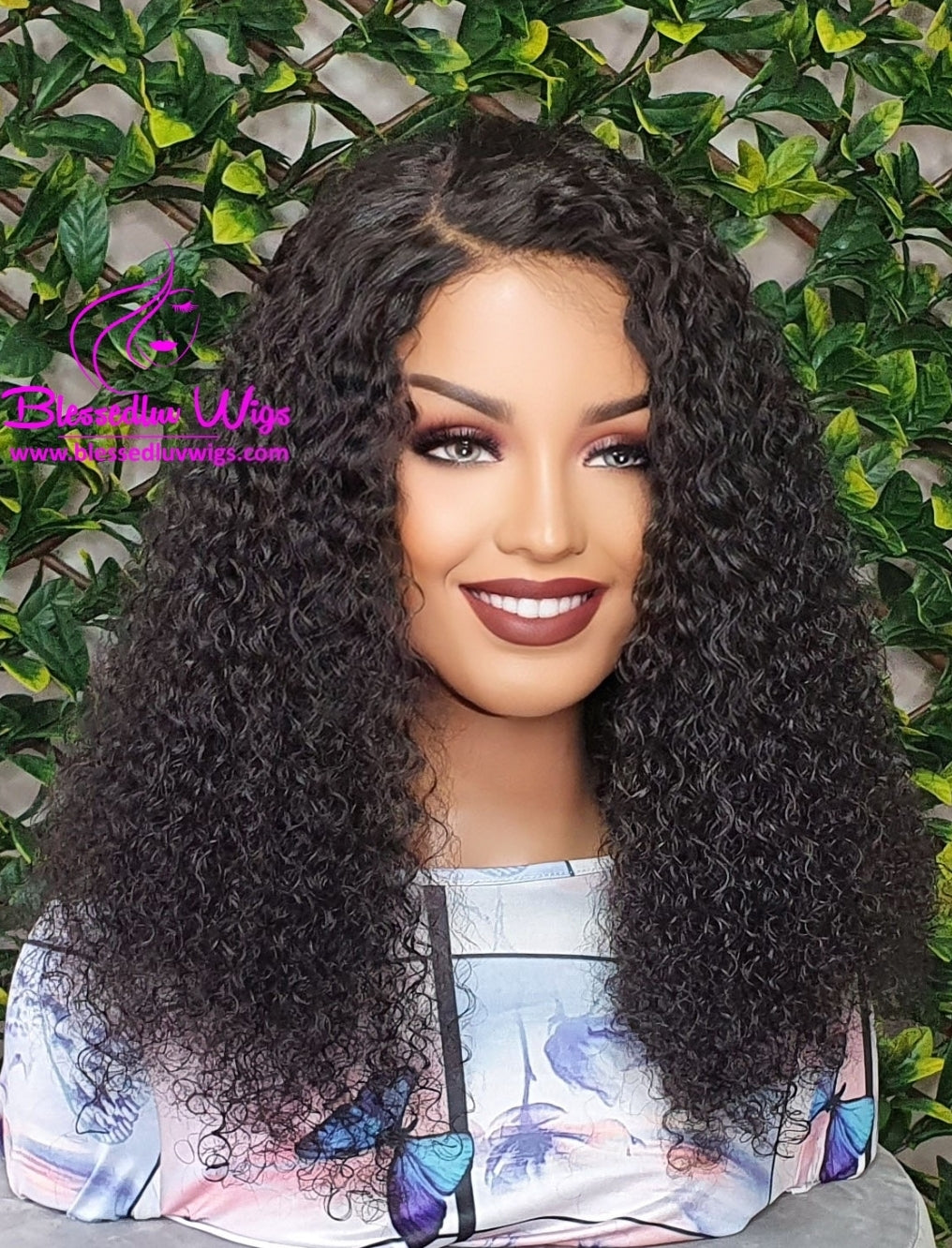 Peyton - Tight Curls Lace Closure Wig- Small Cap Sale-Wig-Blessedluv.com-Brazilianweave.com