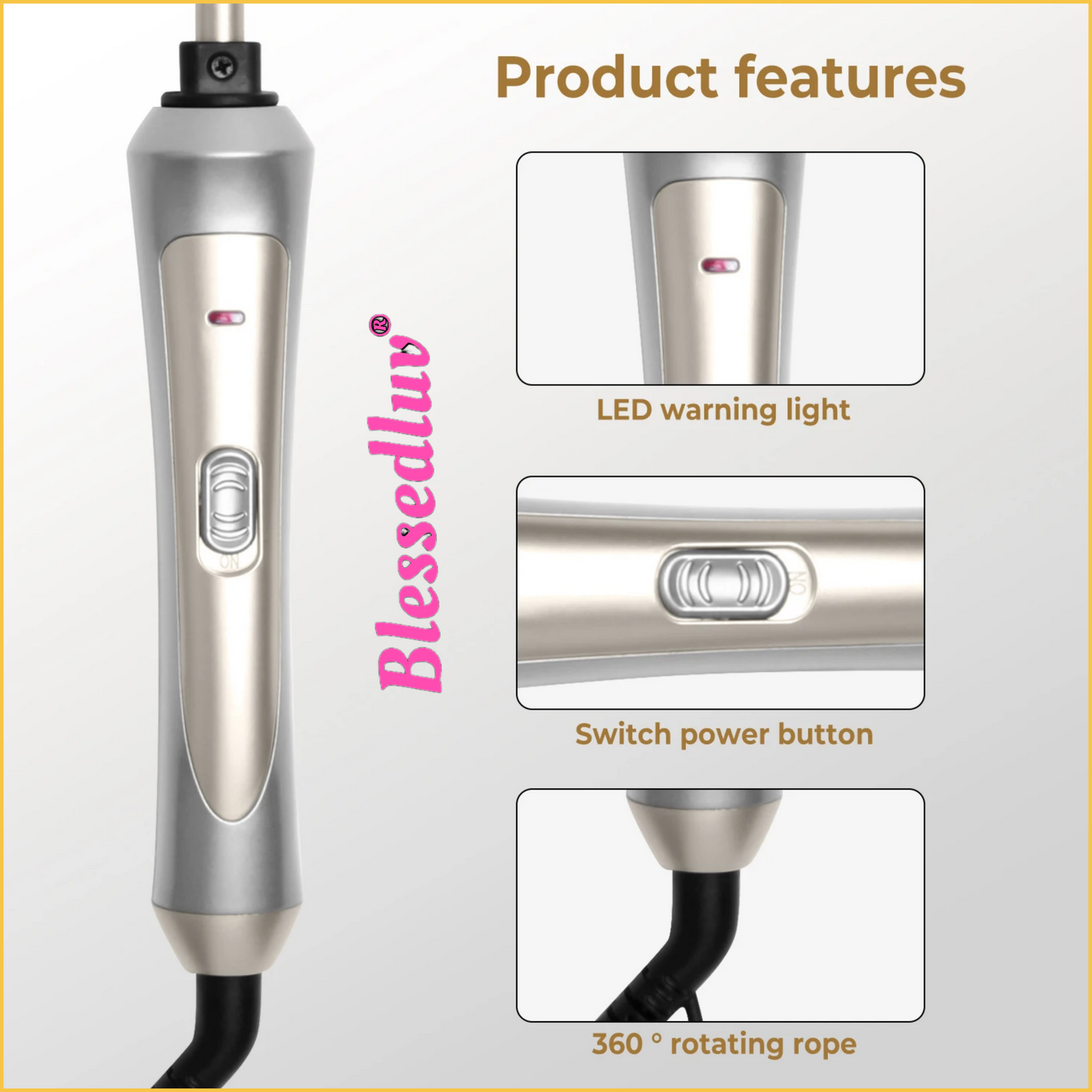 ULTRA Thin Curling wand-Blessedluv.com-Brazilianweave.com