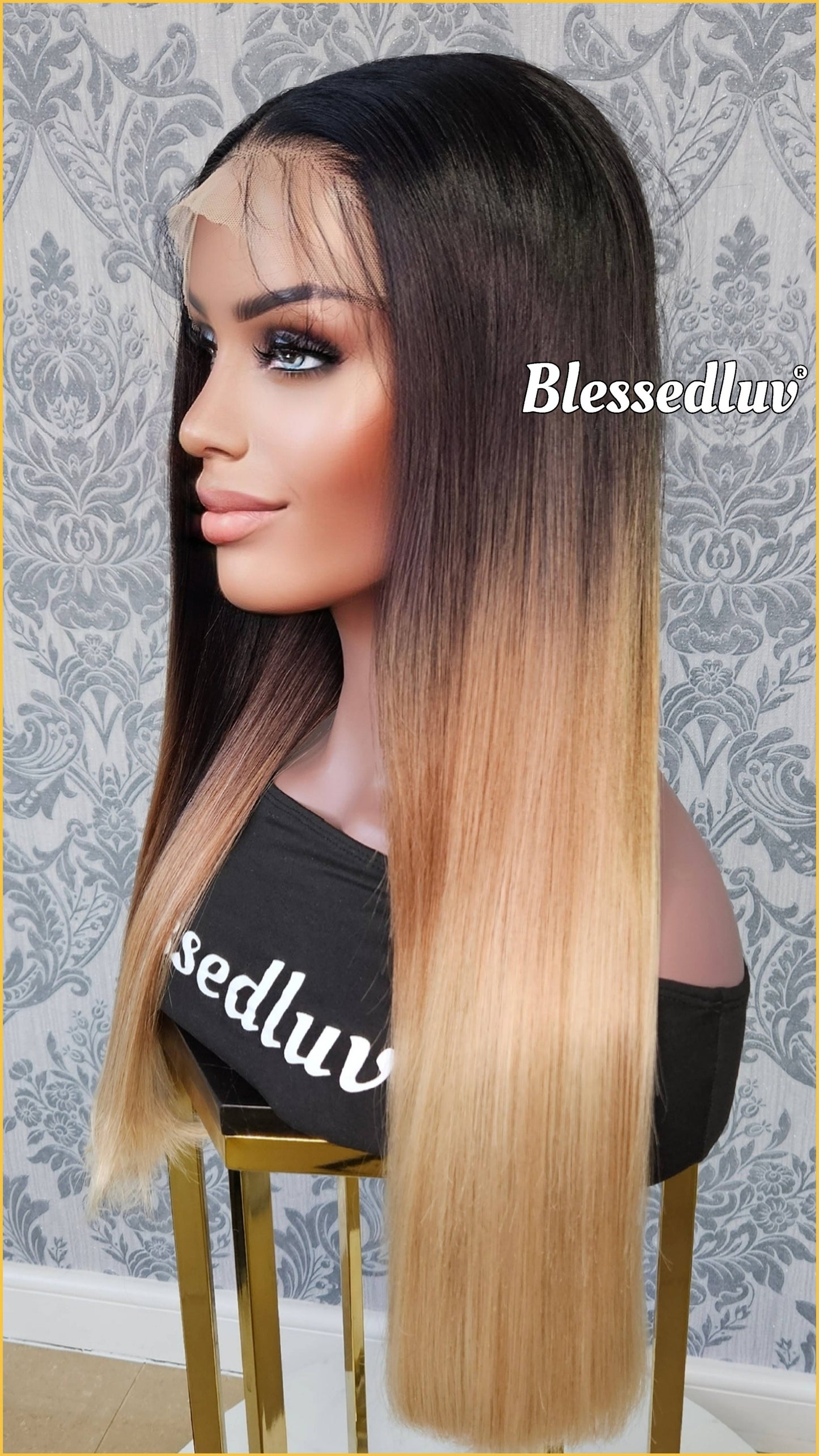 Elsie – 13x6 Premium Human Hair Blend Wig-Wig-Blessedluv.com-Brazilianweave.com