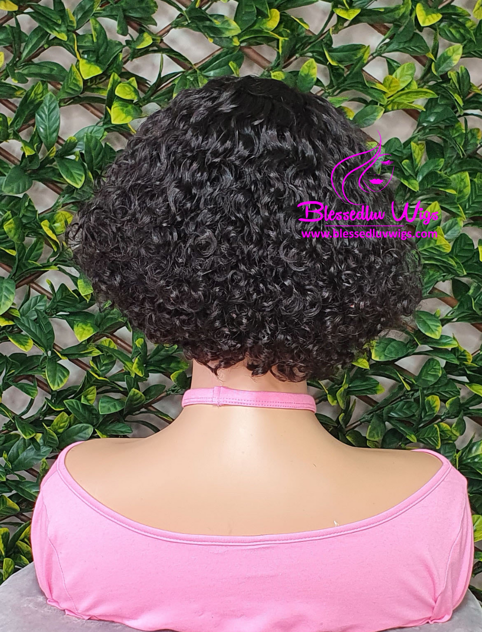 Madeline - Curly Blunt bob Brazilian Lace Closure Wig Sale-Wig-Blessedluv.com-Brazilianweave.com