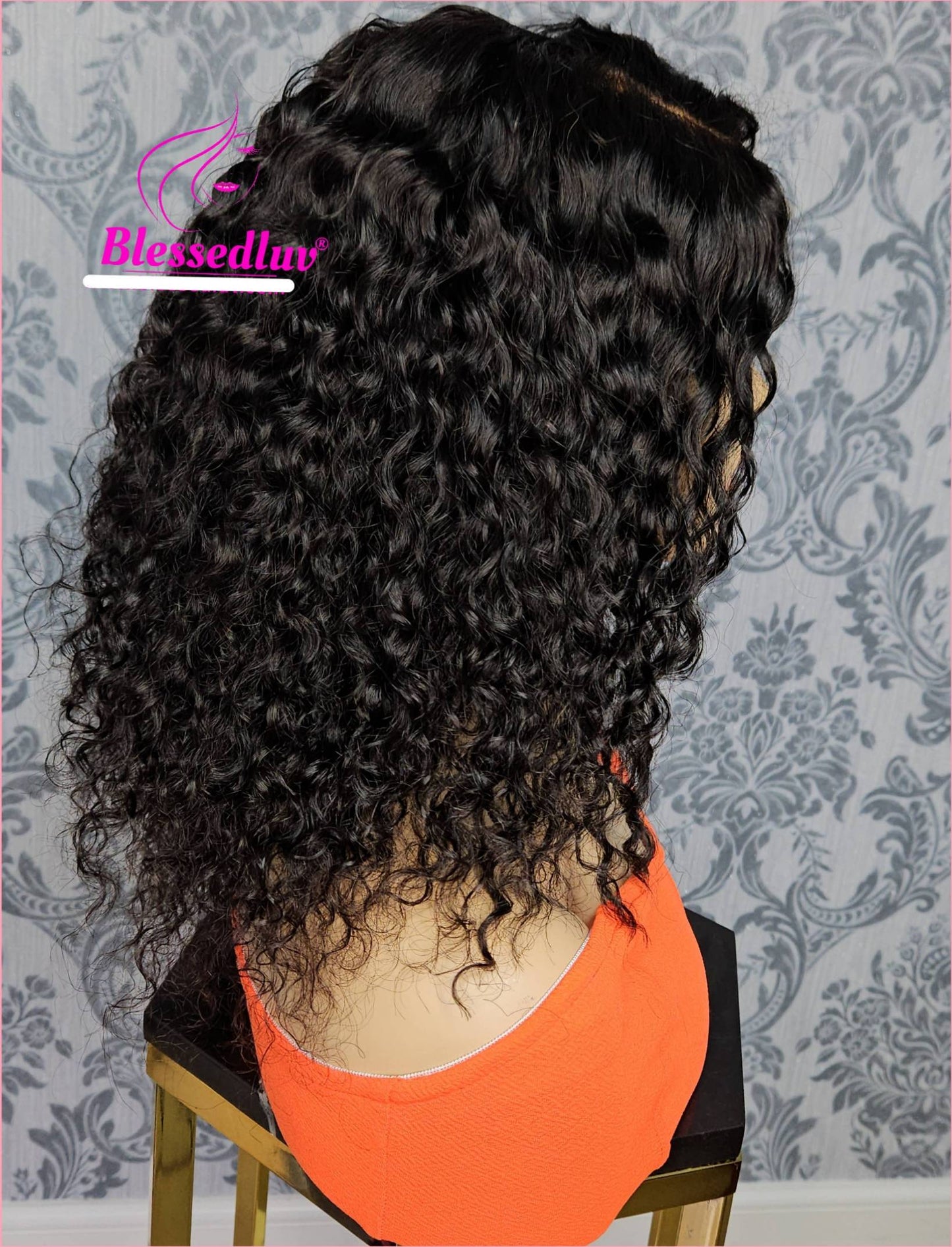 Lacey - HD Lace Natural Curly Frontal Wig - Sale-WIG-Blessedluv.com-Brazilianweave.com