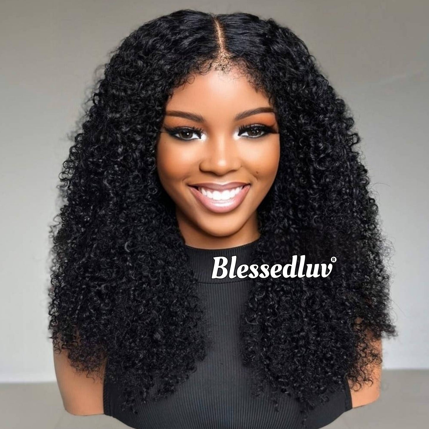Ngozi - 3C Texture Ventilated Kinky Wig-Blessedluv.com-Brazilianweave.com
