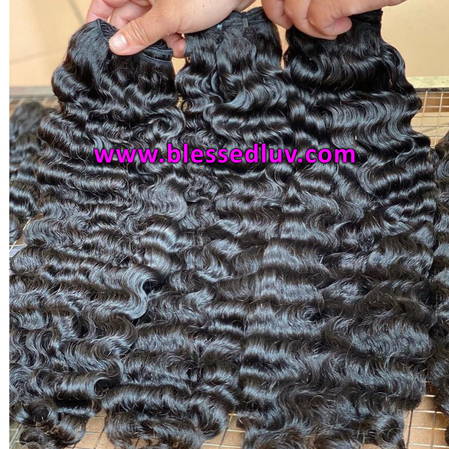 Donor Hair 1 - Luxury Burmese Curly Super Double Drawn - Last 5 Years+ -SALE-Hair Extensions-www.blessedluv.com-Brazilianweave.com