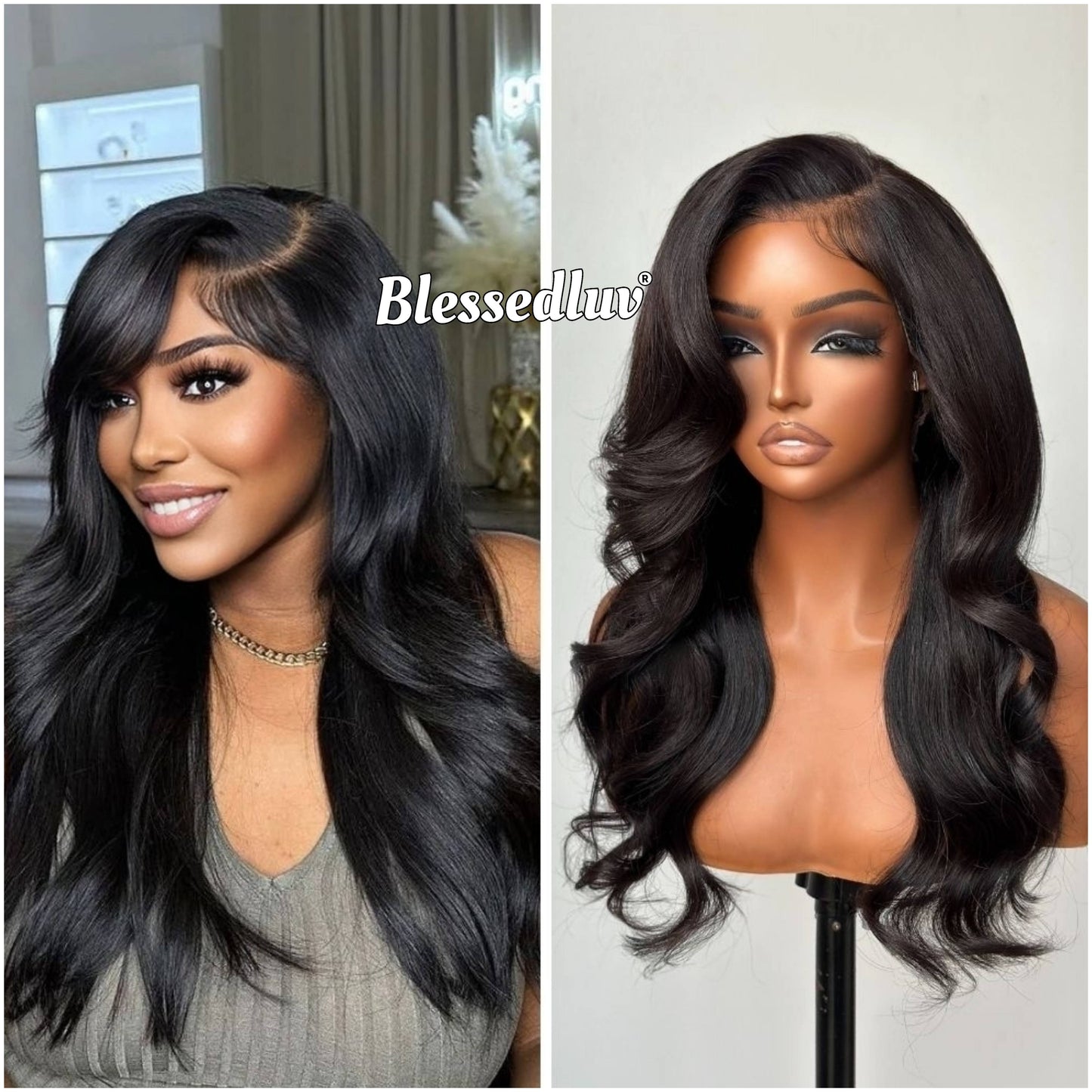 Wendy – Side Part Layered HD 13x4 Lace Frontal Wig-Blessedluv.com-Brazilianweave.com