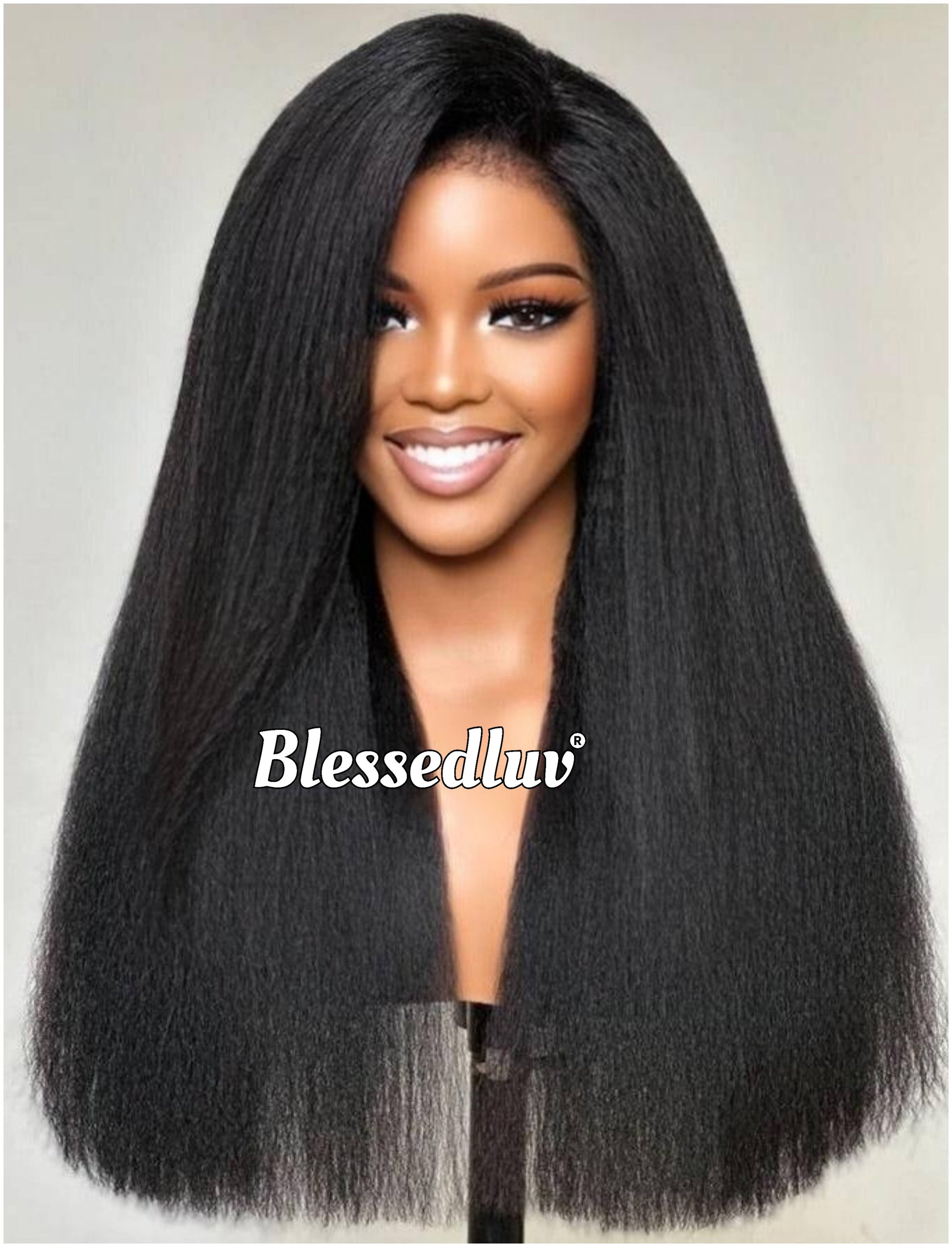 Yasmin - Texture Edges Ventilated Kinky Wig-Blessedluv.com-Brazilianweave.com