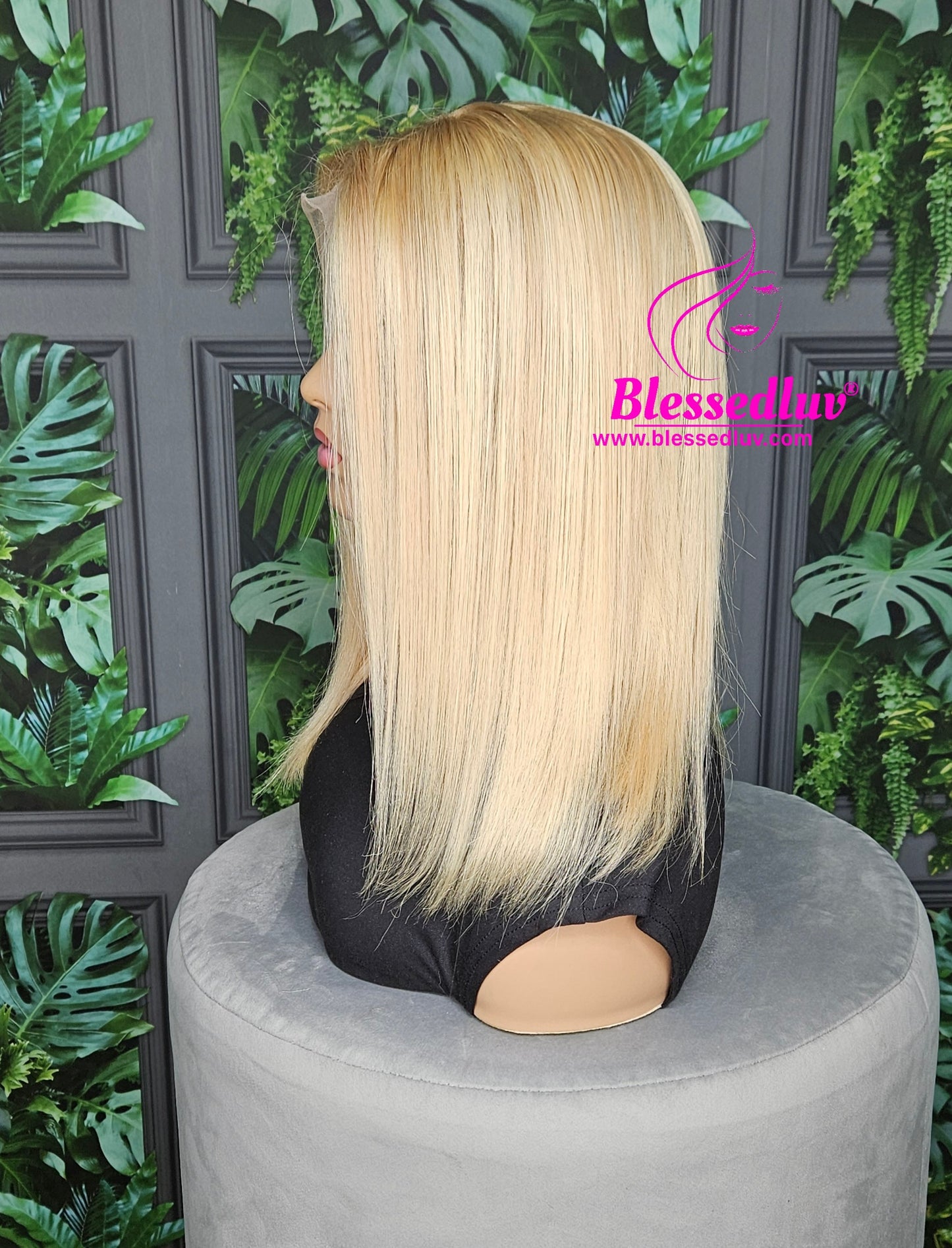Carlie - Blonde Frontal Bob Wig - SALE-Wigs-www.blessedluv.com-Brazilianweave.com