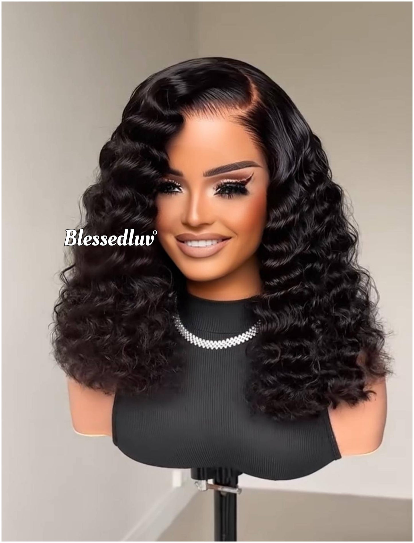 Talia - Deep Wave Glueless HD Lace Wig, Ready to Wear-Blessedluv.com-Brazilianweave.com