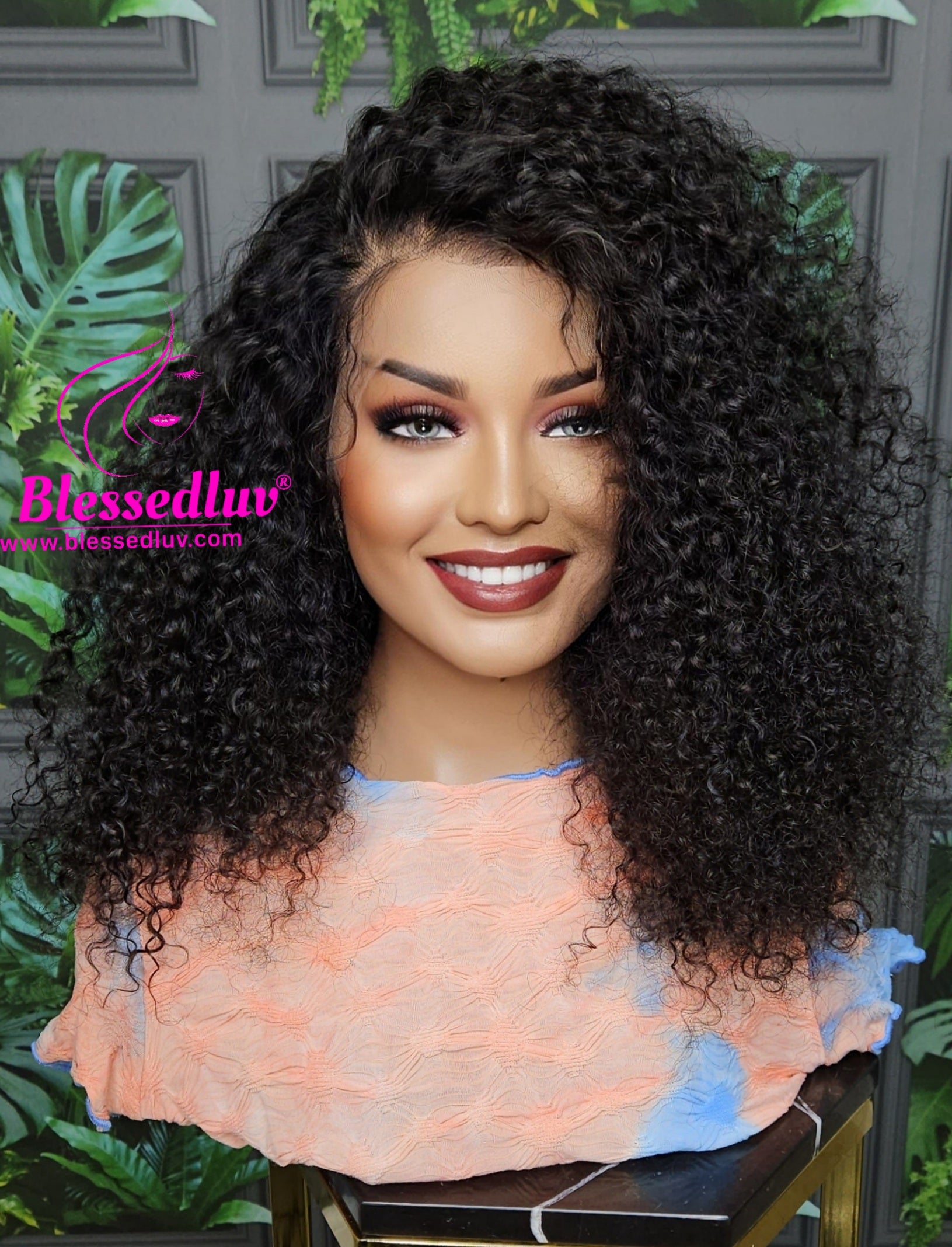 Gabriella 360 Frontal Curly Wig - Affordable Collection - Stock-WIG-Blessedluv.com-Brazilianweave.com