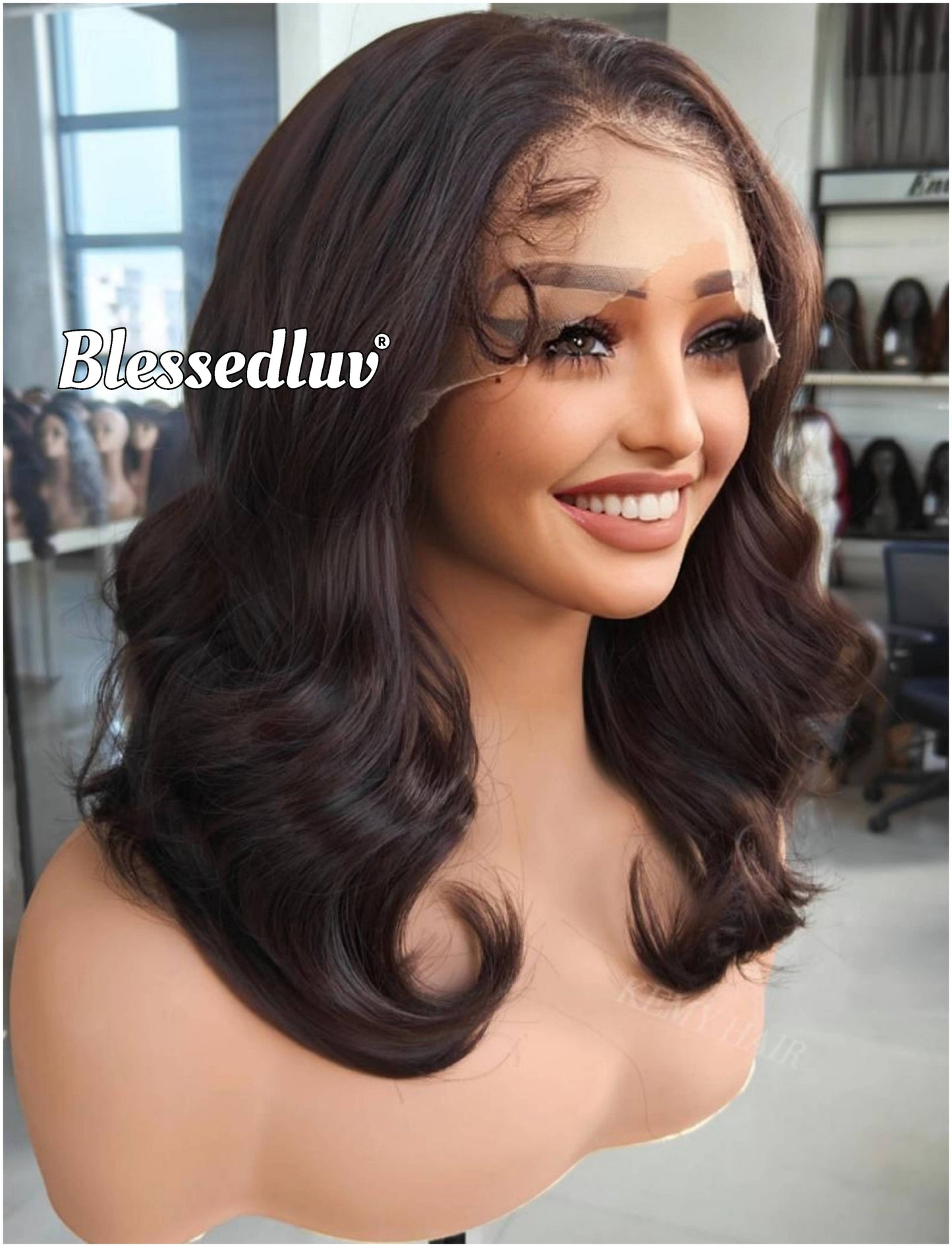 Charlotte – 13x6 Premium Human Hair Blend Wig-Wig-Blessedluv.com-Brazilianweave.com