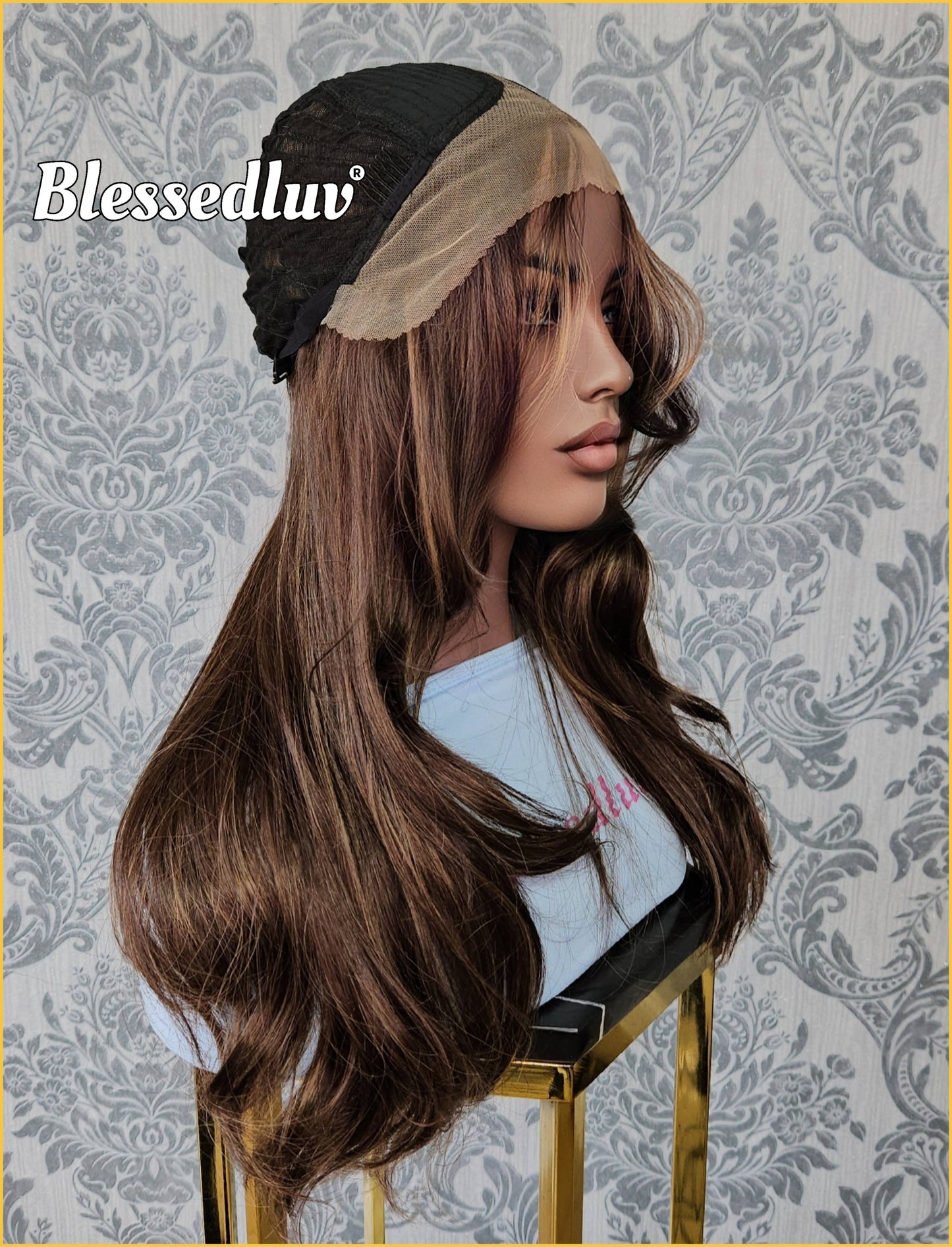 Pamela – Premium Human Hair Blend Wig-Wig-Blessedluv.com-Brazilianweave.com