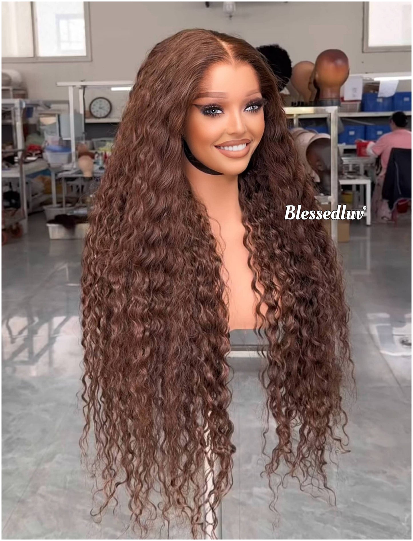 Riley – Chocolate Custom Glueless Wig | Choose Lagos or Standard Hairline-Wig-Blessedluv.com-Brazilianweave.com