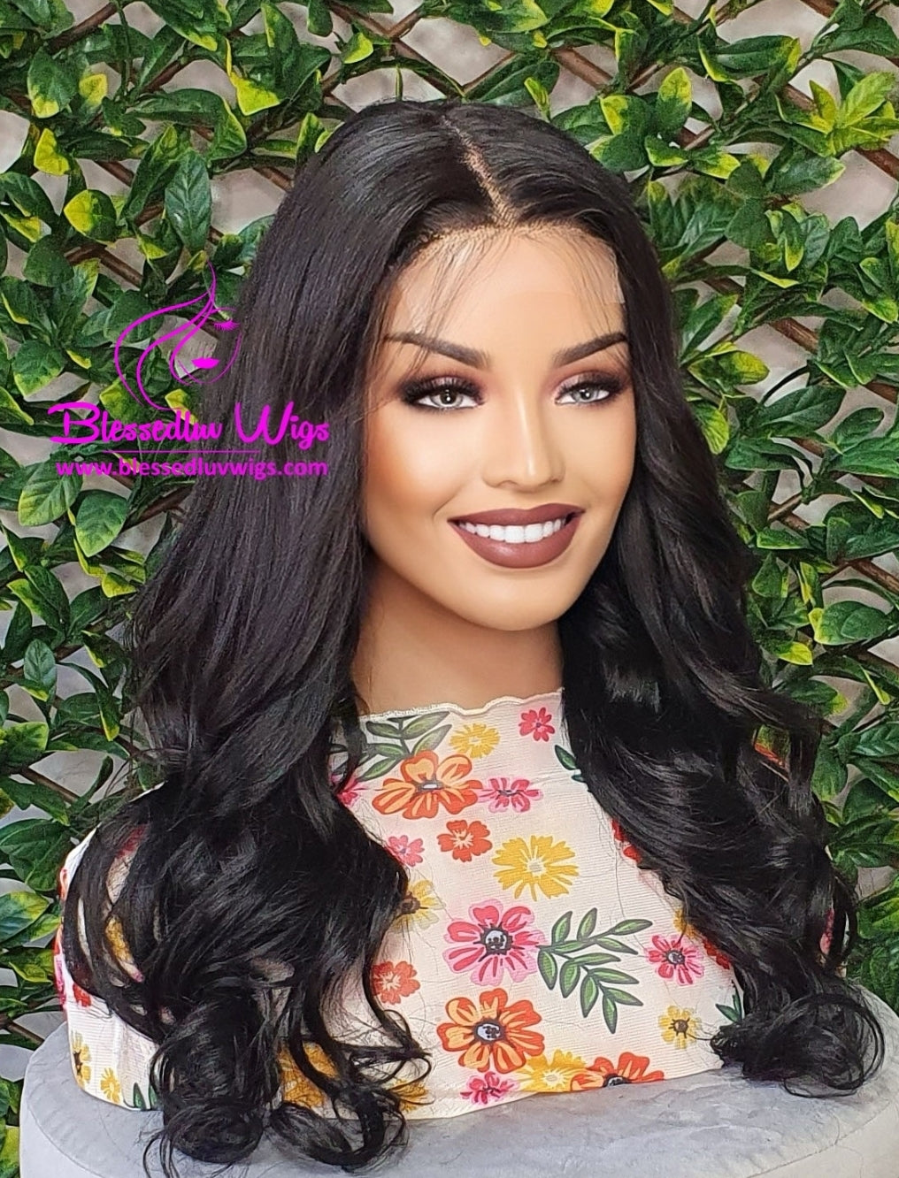 Eloise - Colour #1 & 1b Brazilian Lace Closure Wig SALE-Wig-Blessedluv.com-Brazilianweave.com