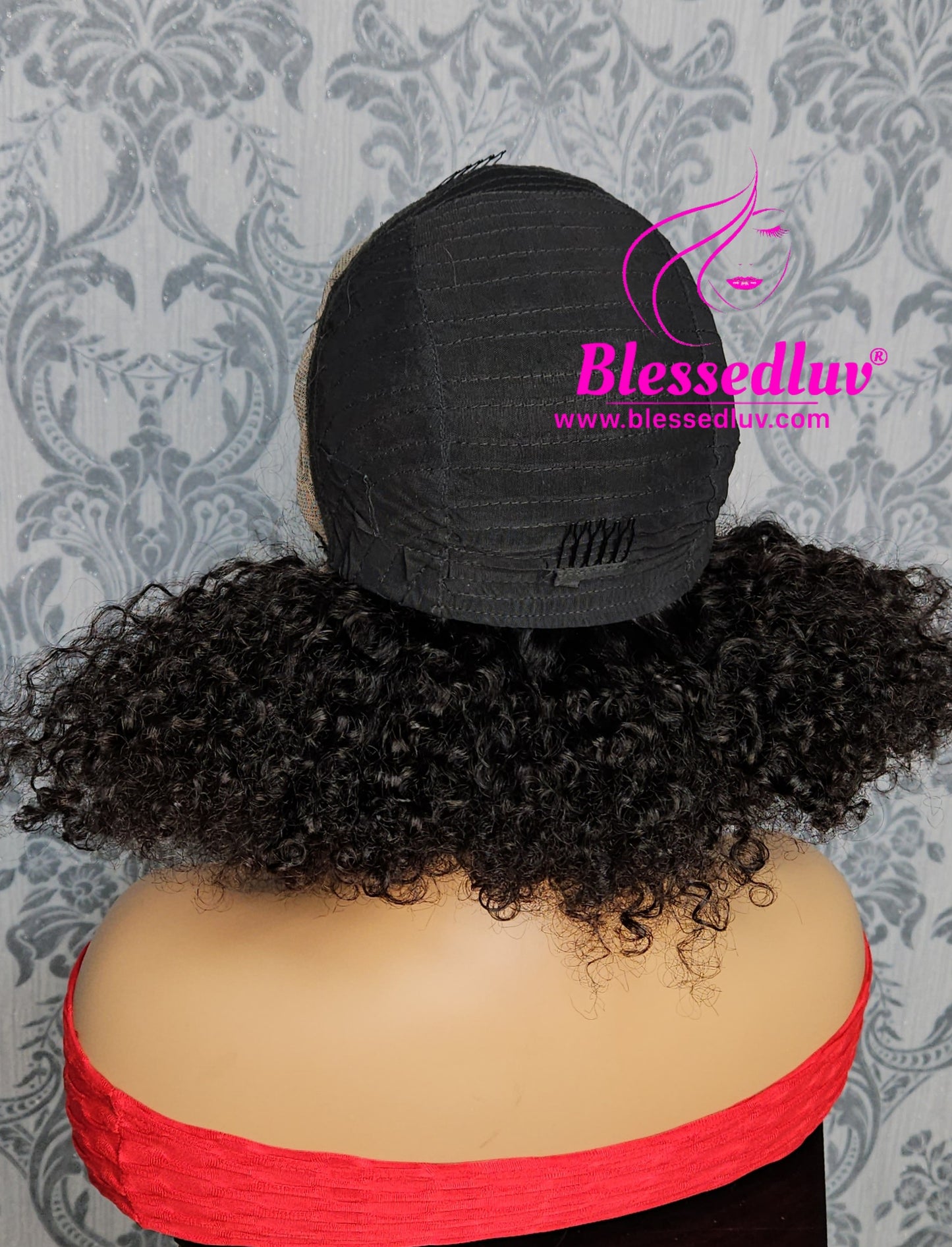 Ada - Braided Glueless Curly Frontal Wig - SALE-Wigs-www.blessedluv.com-Brazilianweave.com