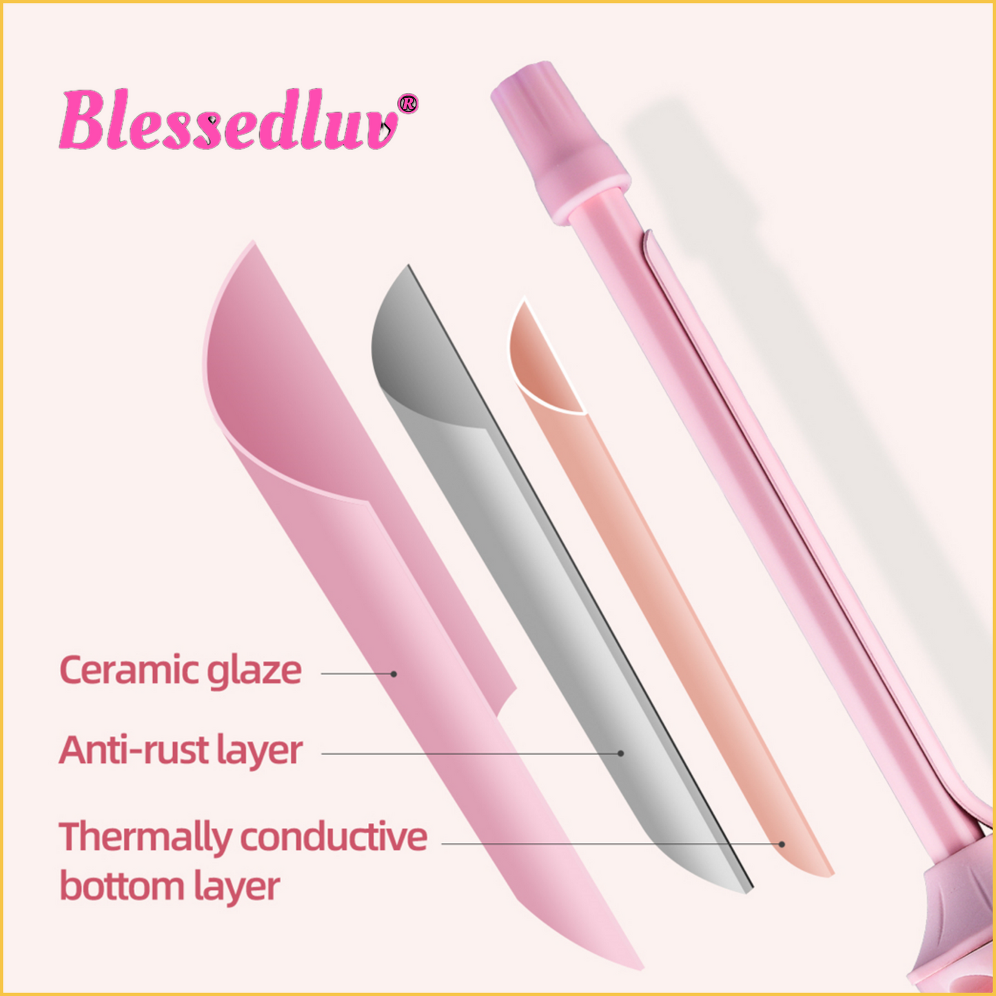 ULTRA Thin Curling Iron-Blessedluv.com-Brazilianweave.com