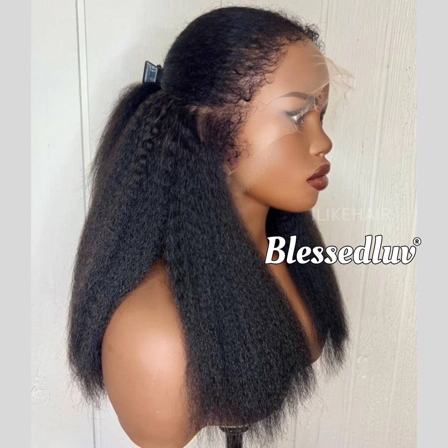 Layla - 3C Texture Ventilated Kinky Wig-Blessedluv.com-Brazilianweave.com