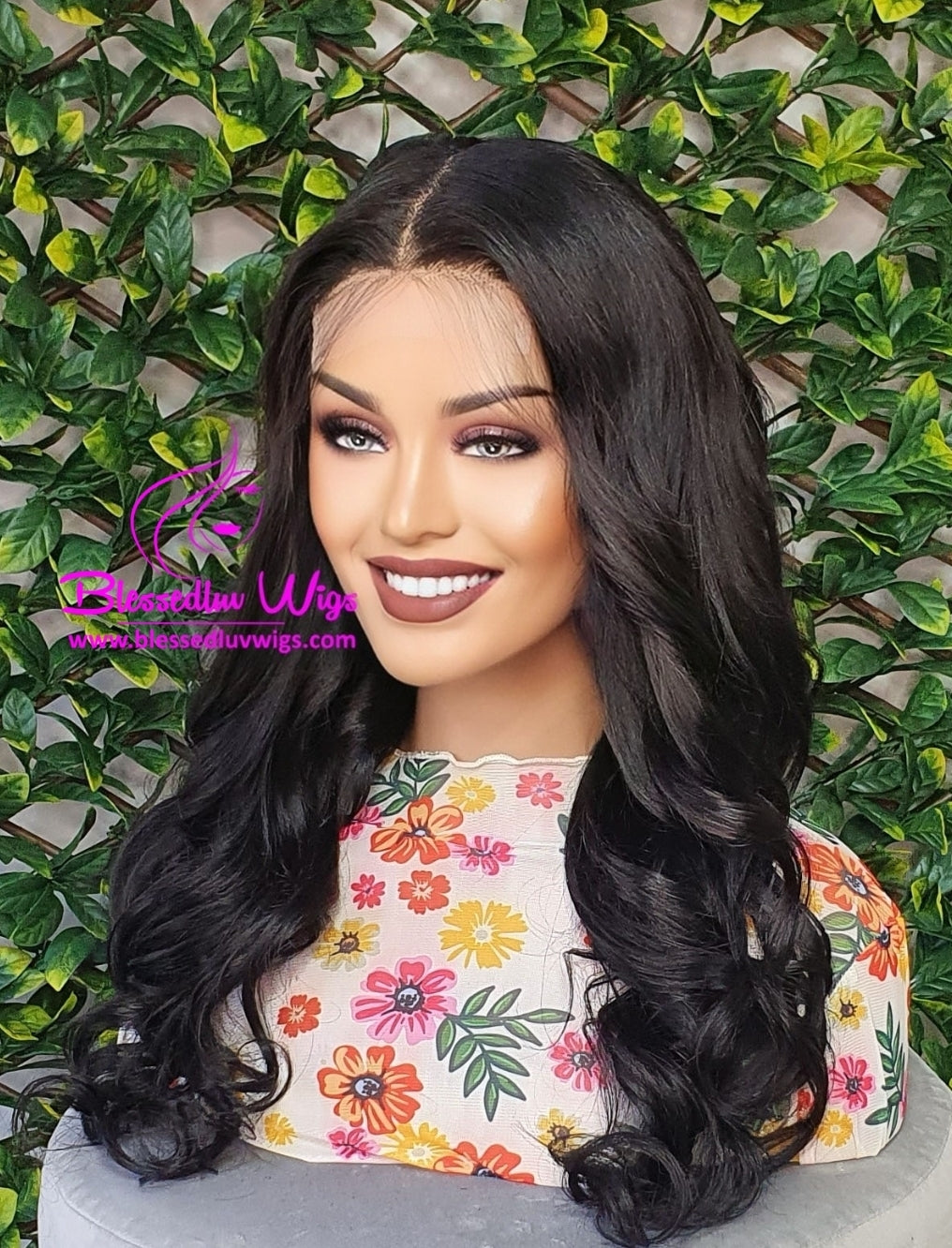 Eloise - Colour #1 & 1b Brazilian Lace Closure Wig SALE-Wig-Blessedluv.com-Brazilianweave.com