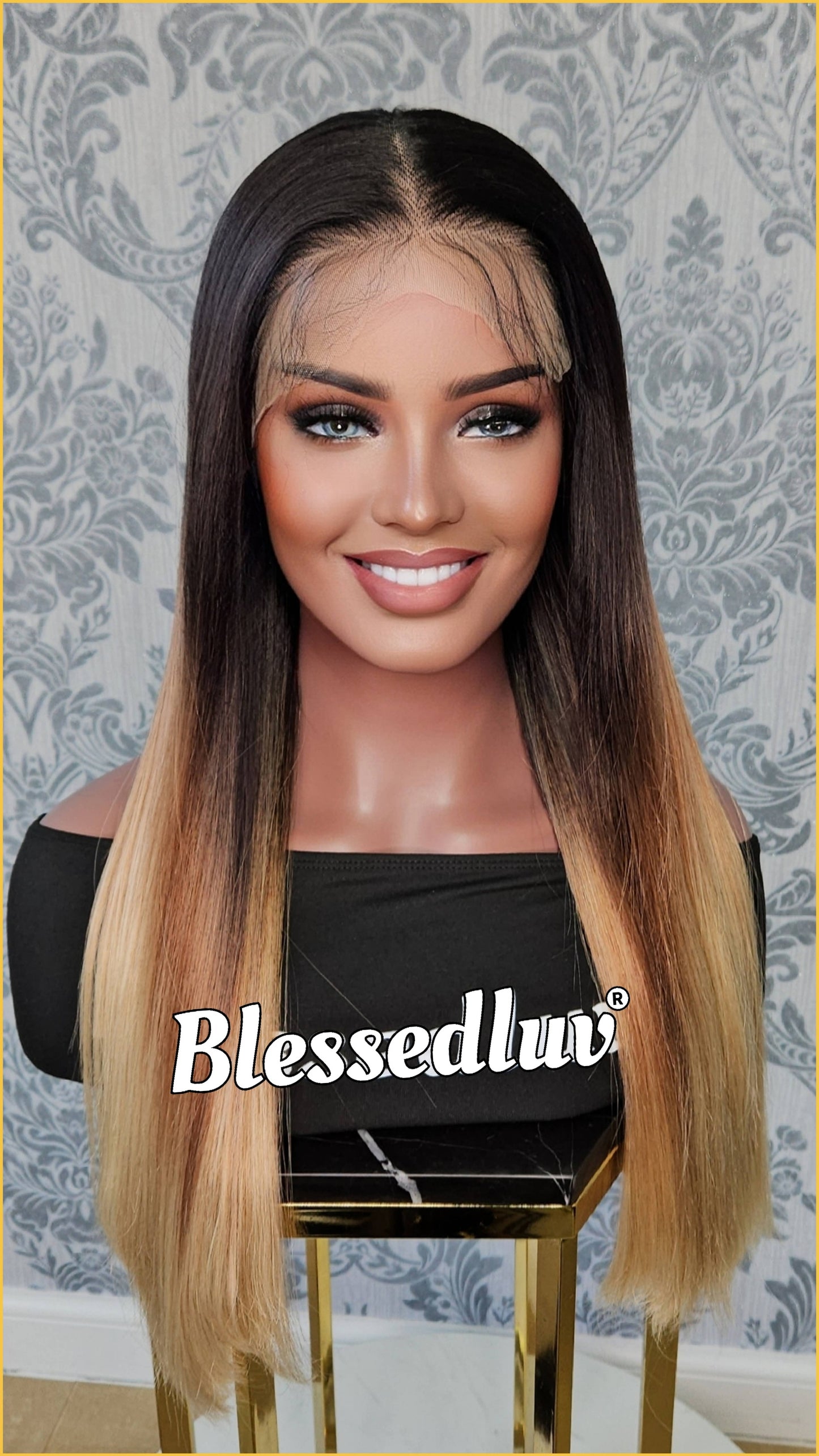 Elsie – 13x6 Premium Human Hair Blend Wig-Wig-Blessedluv.com-Brazilianweave.com