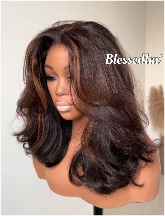 Bri – Glueless Layered HD 7x5 Closure Lace Wig in Highlights, Ready to Wear-Blessedluv.com-Brazilianweave.com