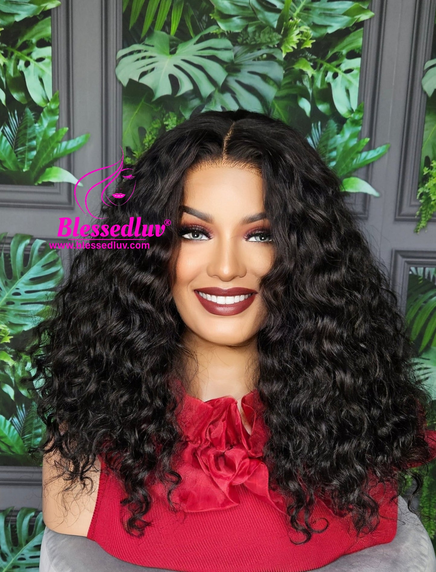 Chioma- 300% Density Raw Double Drwan closure Wig-Wig-Blessedluv.com-Brazilianweave.com
