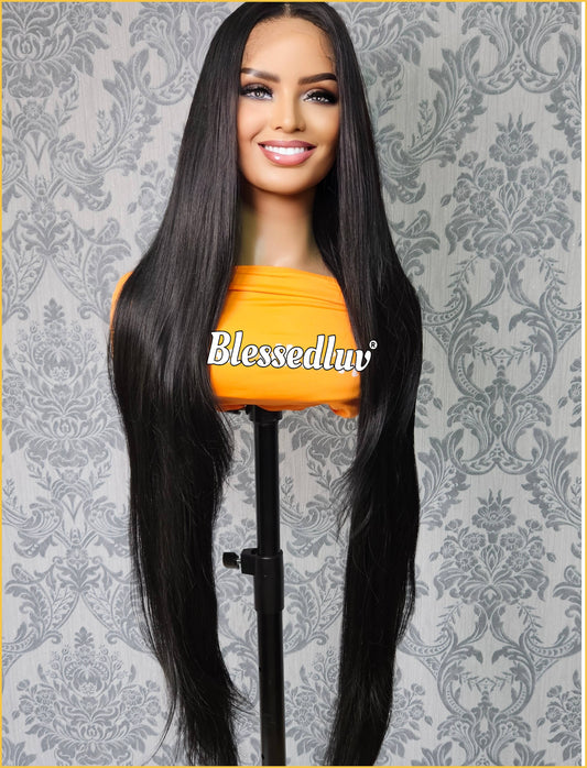 Ivy – 40 inch Premium Human Hair Blend Wig-Wig-Blessedluv.com-Brazilianweave.com