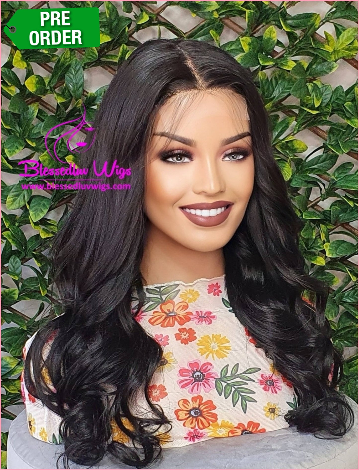 Eloise - Colour #1 & 1b Brazilian Lace Closure Wig SALE-Wig-Blessedluv.com-Brazilianweave.com