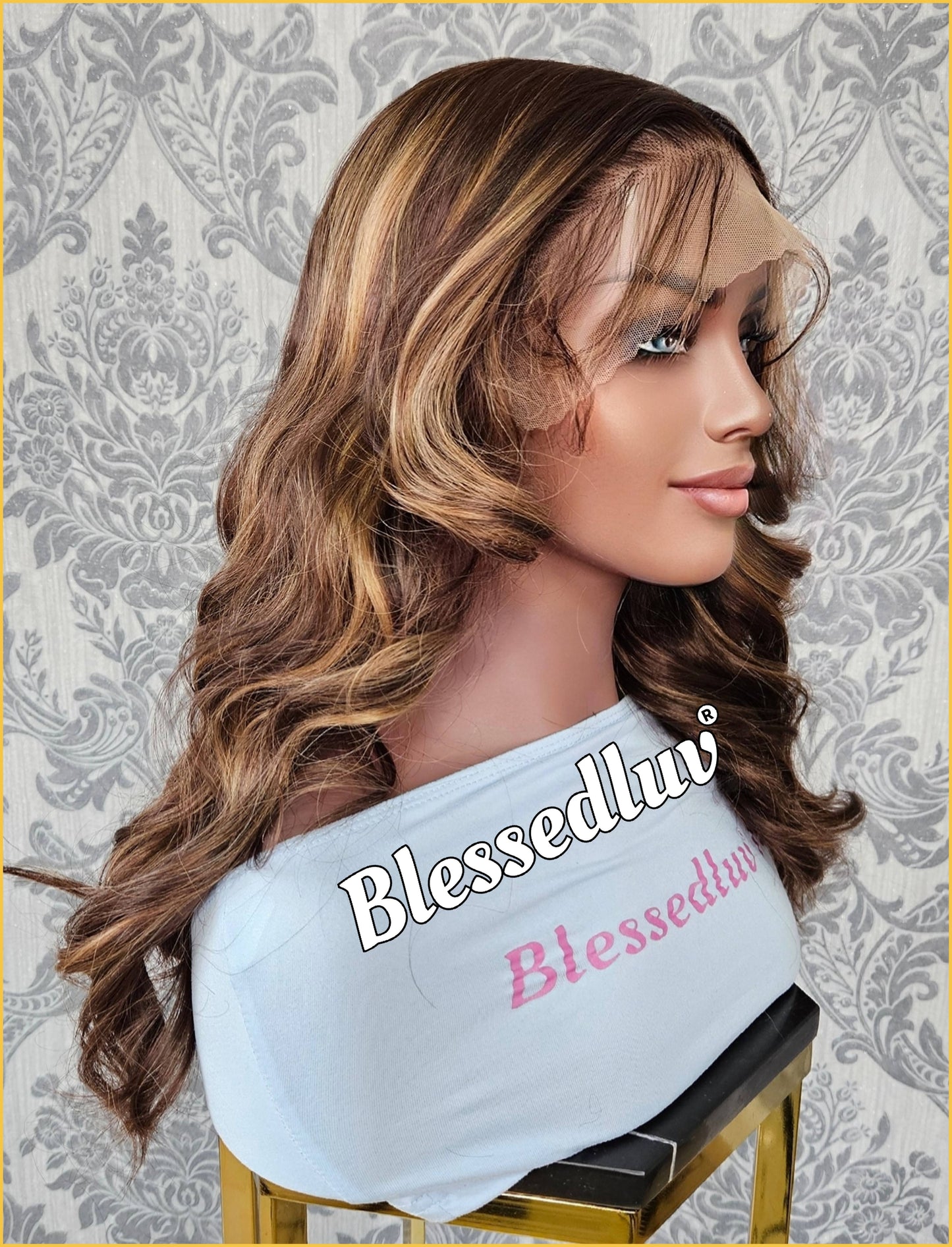 Annie – 13x6 Premium Human Hair Blend Wig-Wig-Blessedluv.com-Brazilianweave.com