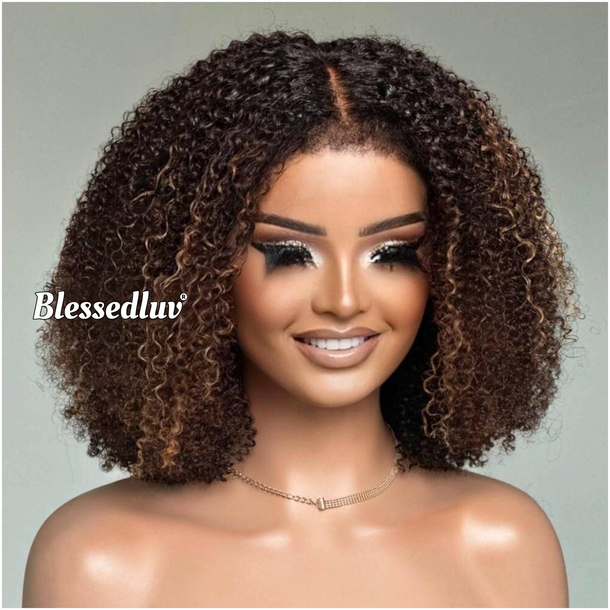 Mercy - Curly Texture Ventilated Kinky Wig-Blessedluv.com-Brazilianweave.com