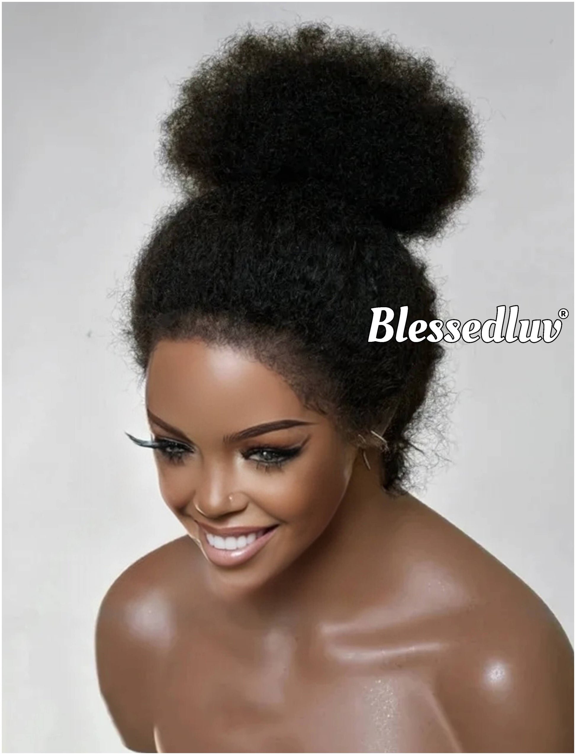 Gracie - 4c Texture Ventilated Kinky Wig-Blessedluv.com-Brazilianweave.com