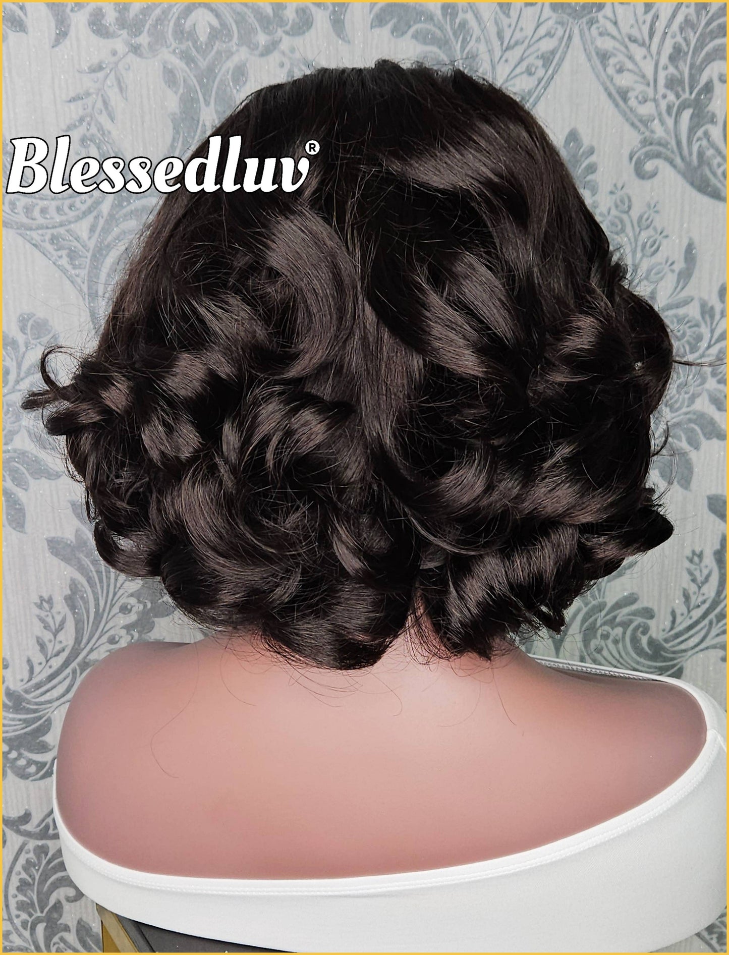 Binta - 250% Density Lace Curly Closure Wig-WIG-Blessedluv.com-Brazilianweave.com