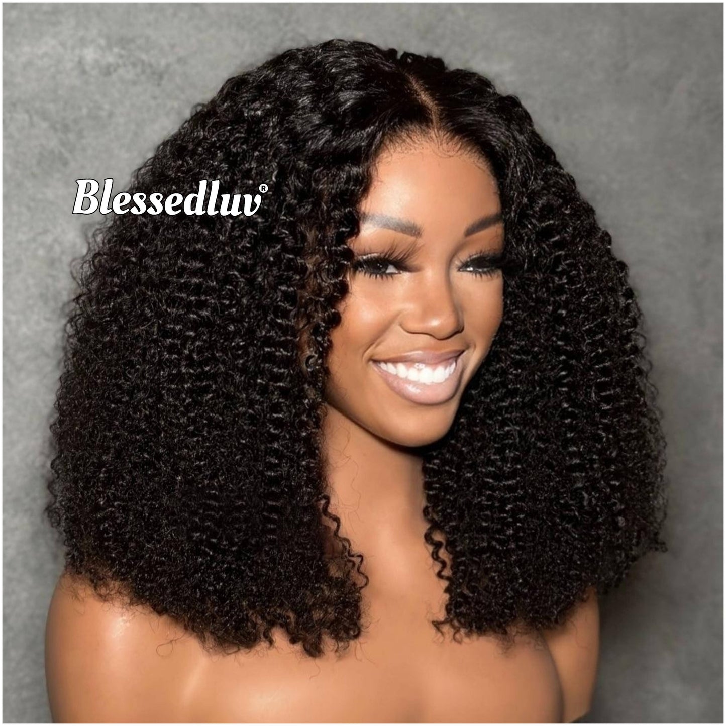 Joy - Kinky Texture Ventilated Glueless Wig-Blessedluv.com-Brazilianweave.com