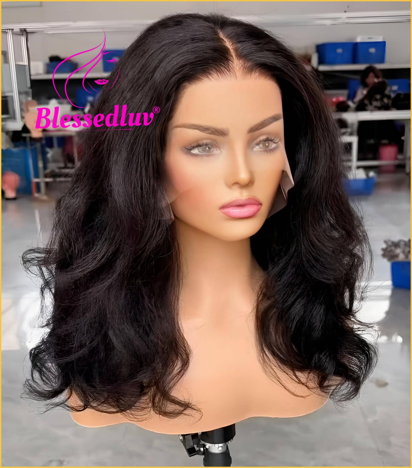 Sharon - Hd Lace Frontal - Kinky Straight-Wig-Blessedluv.com-Brazilianweave.com
